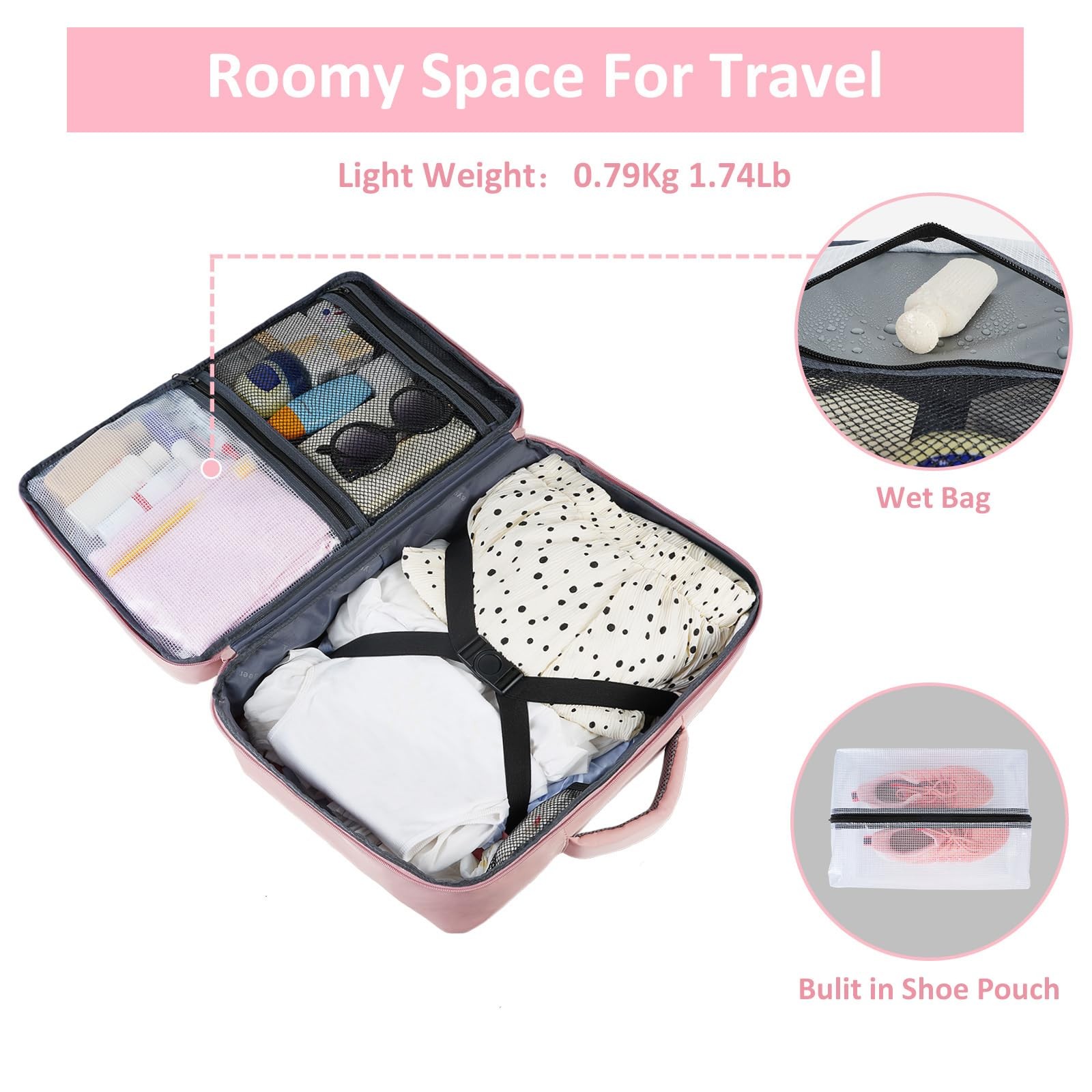 Taygeer Travel Backpack for Women, TSA Carry On Backpack Flight Approved