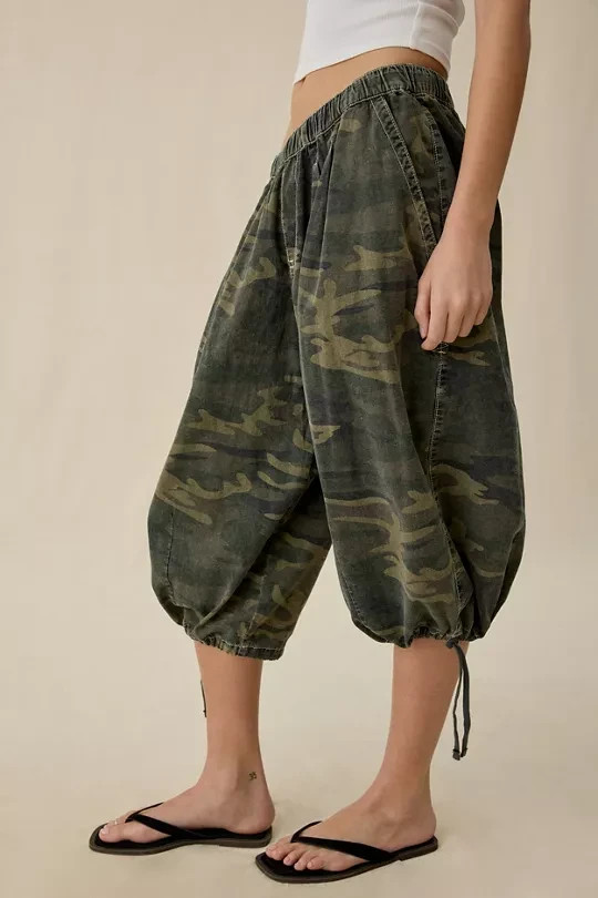 BDG- BDG Bobbi Cropped Baggy Pull-On Pants