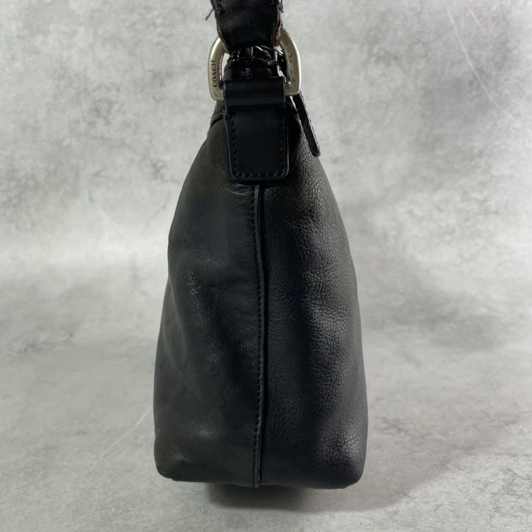 Coach Camden shoulder bag transit leather black crossbody F71431 27a
