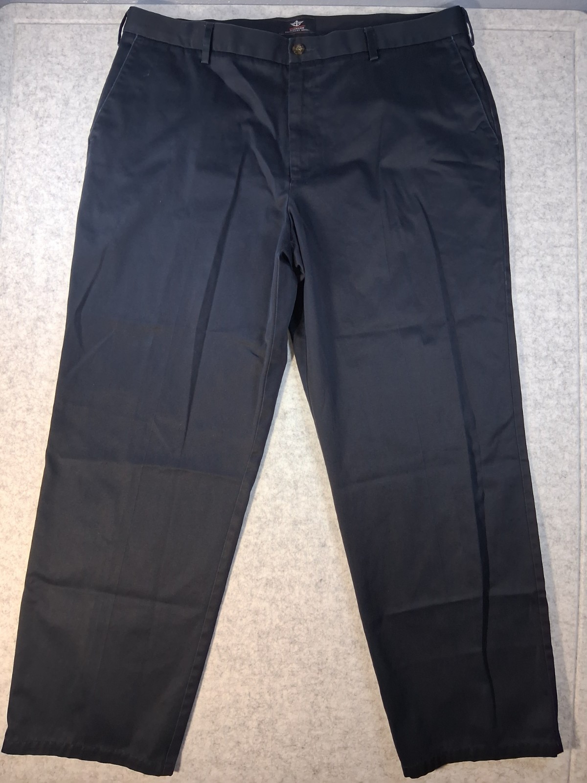 Dockers Signature Men’s Khaki Navy Blue 40×32 Dress Casual Classic Fit