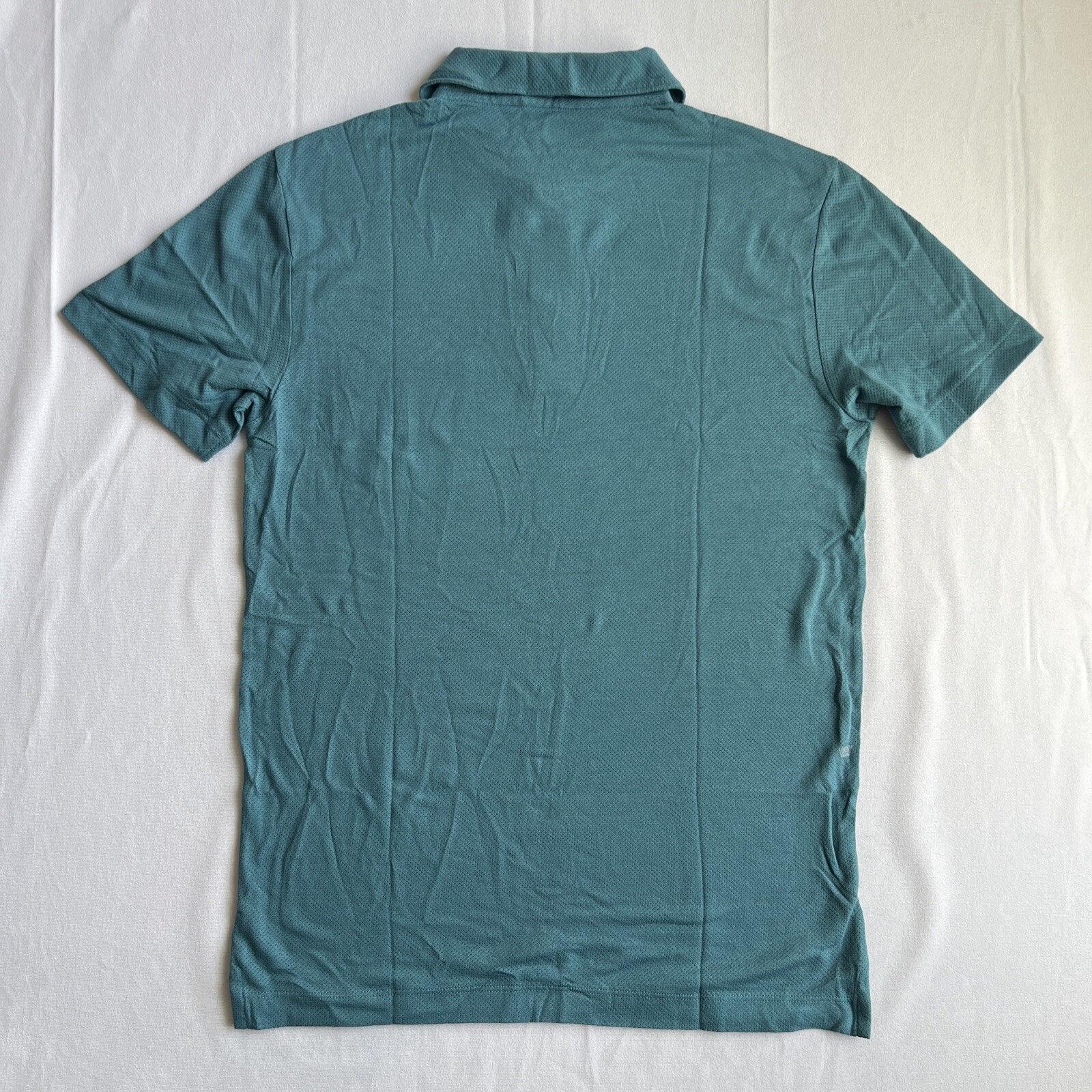 Mack Weldon Shirt Mens S Blue Polo For Daily Wear Lightweight Stretch Soft Knit