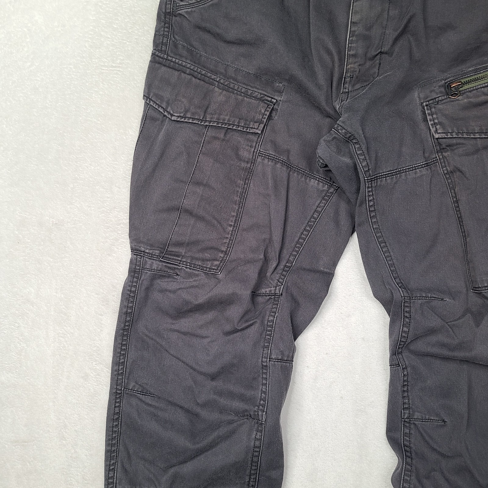 G Star Raw Rovic Zip 3D Regular Tapered Cargo Grey Pants Men Size 36×30