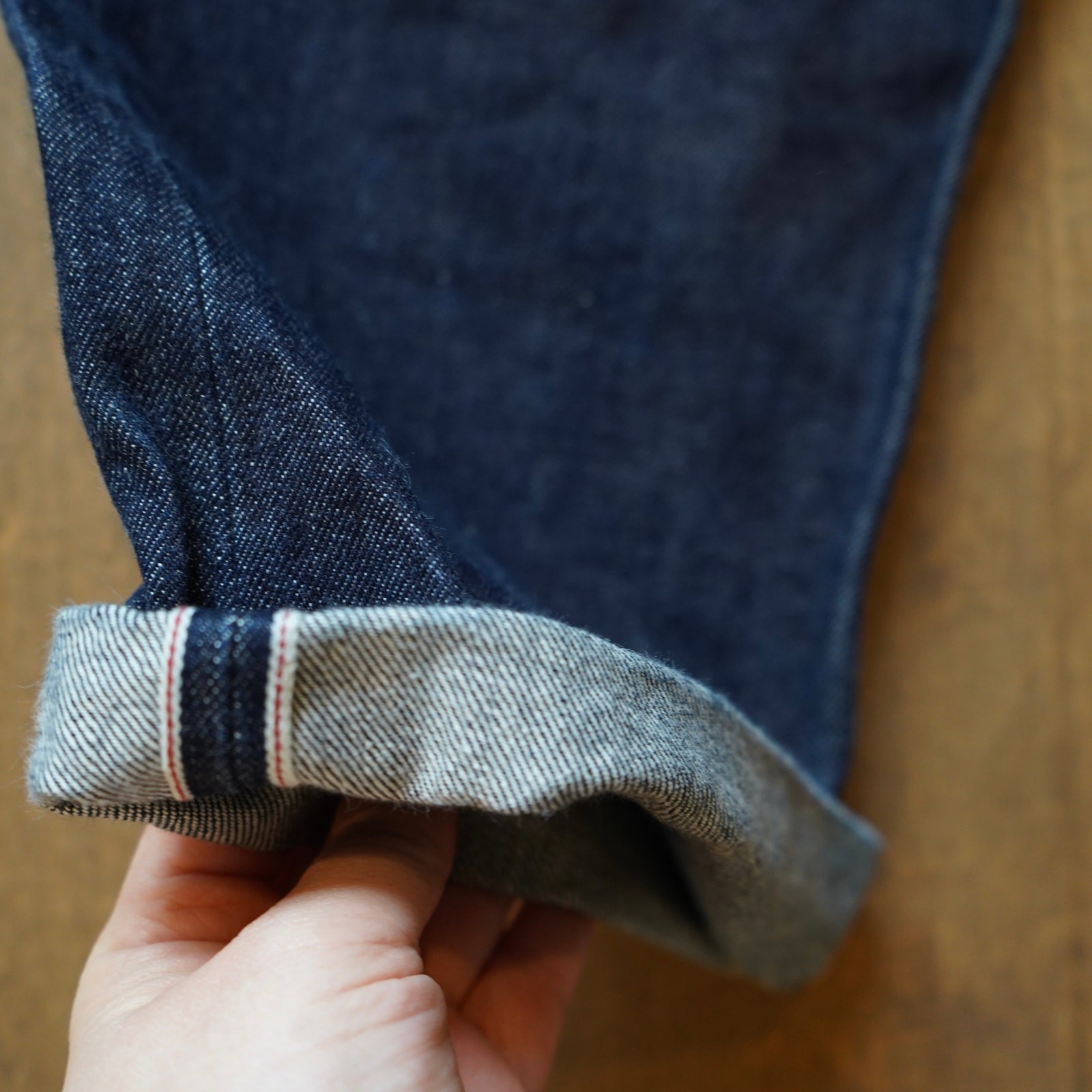 3Sixteen Straight Leg Jeans Japanese Selvedge Denim Mens SZ 36-repair see photos