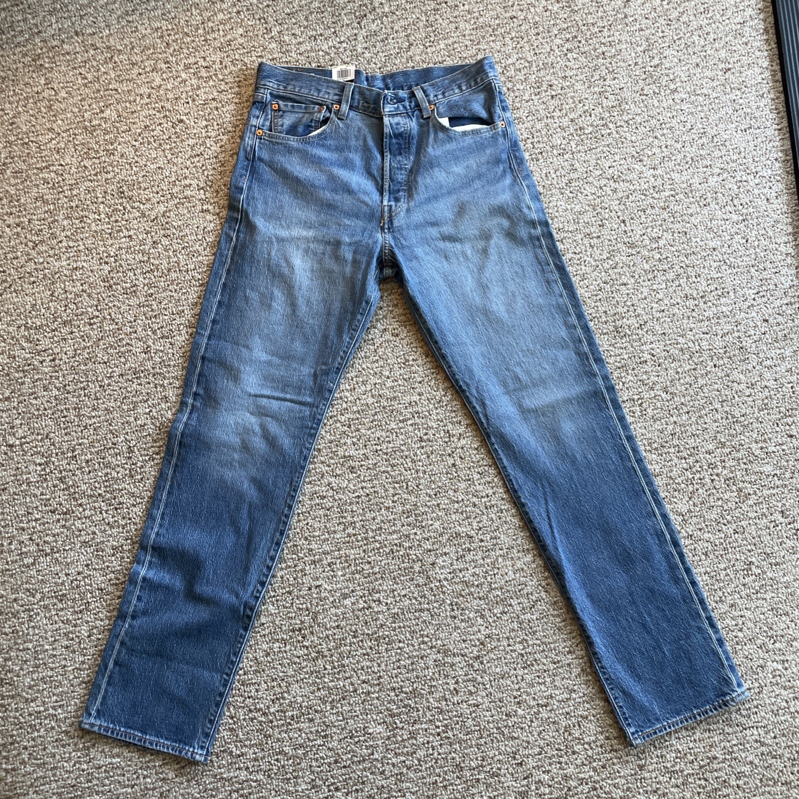 Levis 501 ’93 Original Jeans Mens 32×34 Medium Wash Stretch Extensible NWT
