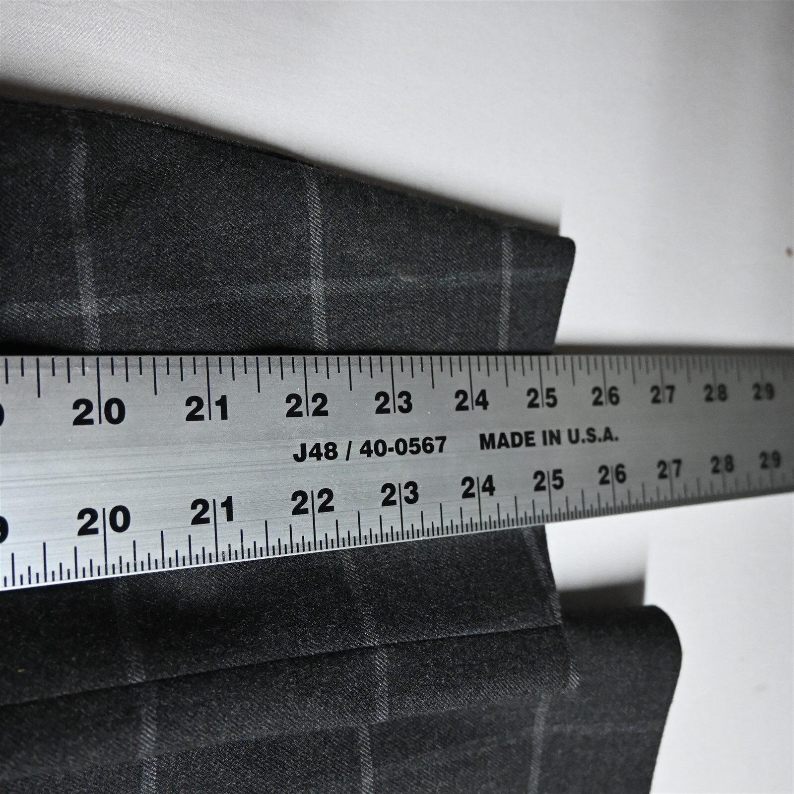 NEW Murano Large Gray Windowpane Slim Fit Mens Jacket Tuxedo Tux Smoking Coat