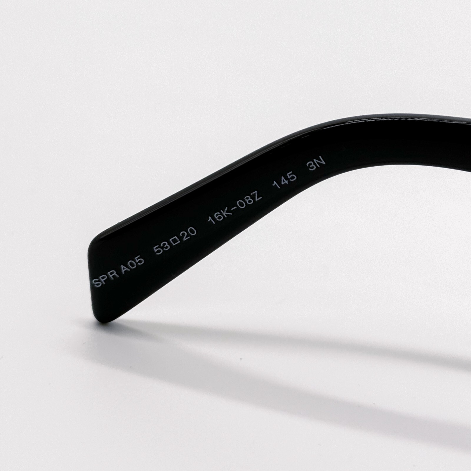 NEW PRADA SPR A05 16K08Z SQUARE BLACK PRA05S 16K08Z UNISEX PRADA SUNGLASSES