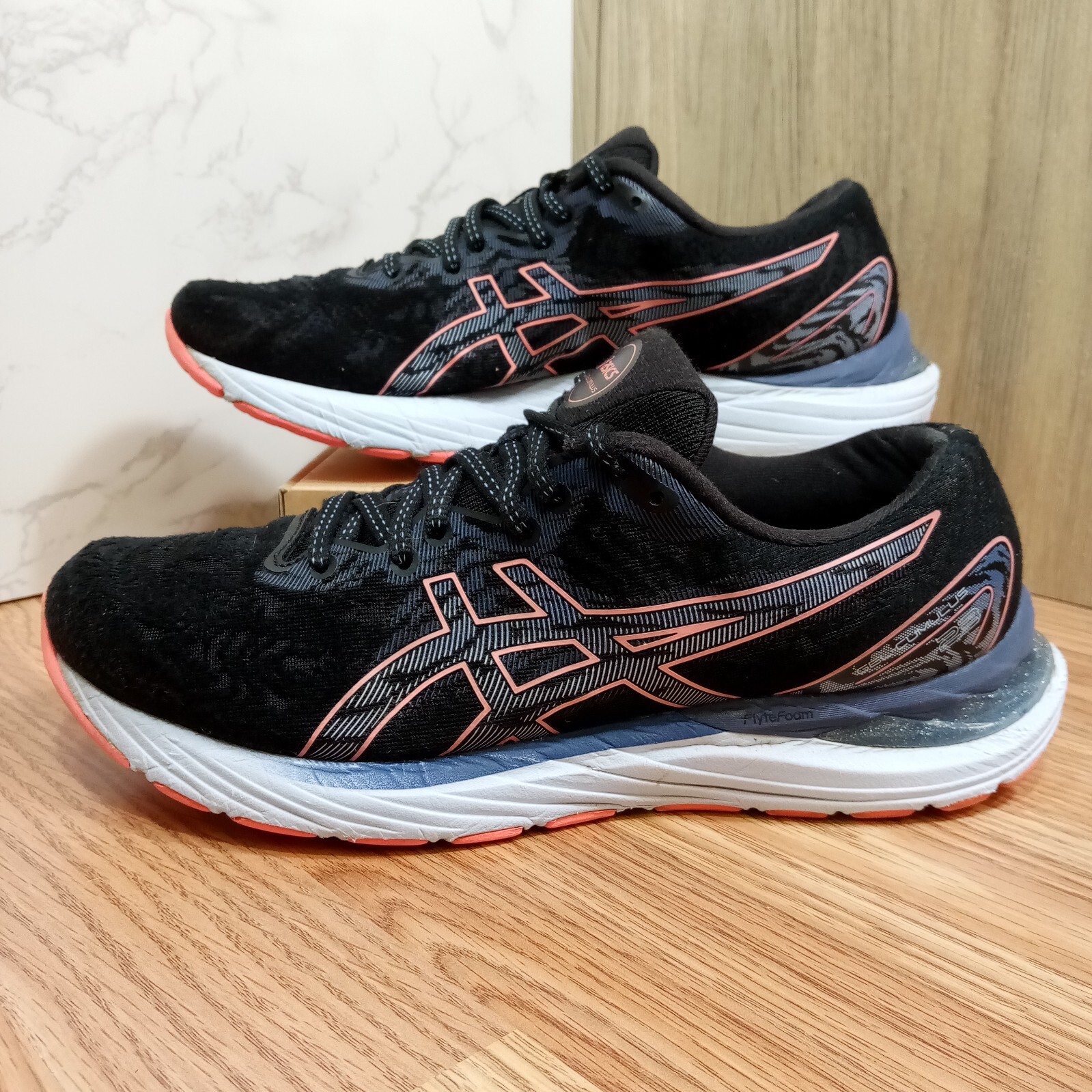 ASICS Womens Sz 8 EU 39.5 Gel-Cumulus 23 Black 1012A888