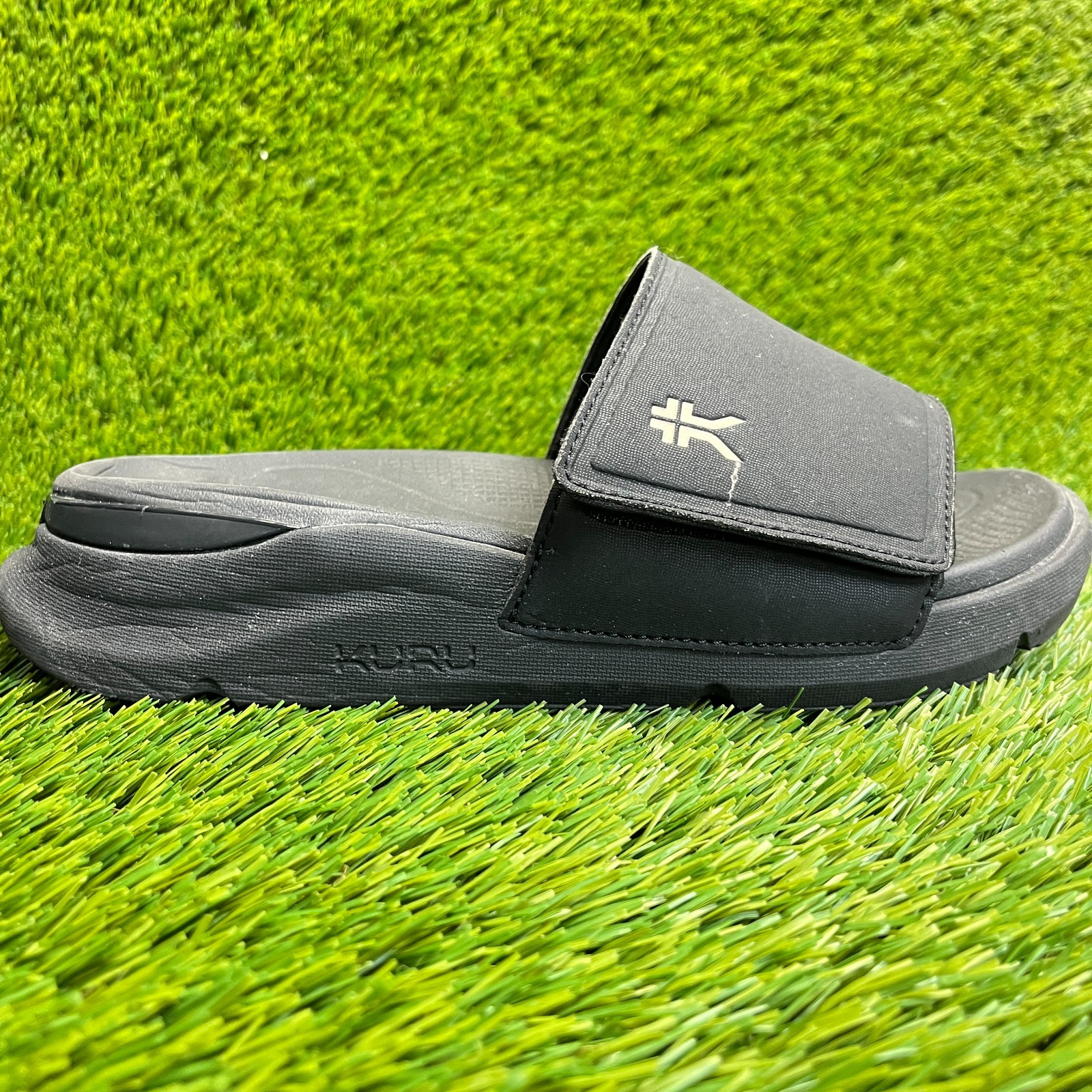 Kuru Moment Womens Size 11 Black Beach Walking Outdoor Slip On Slide Sandals