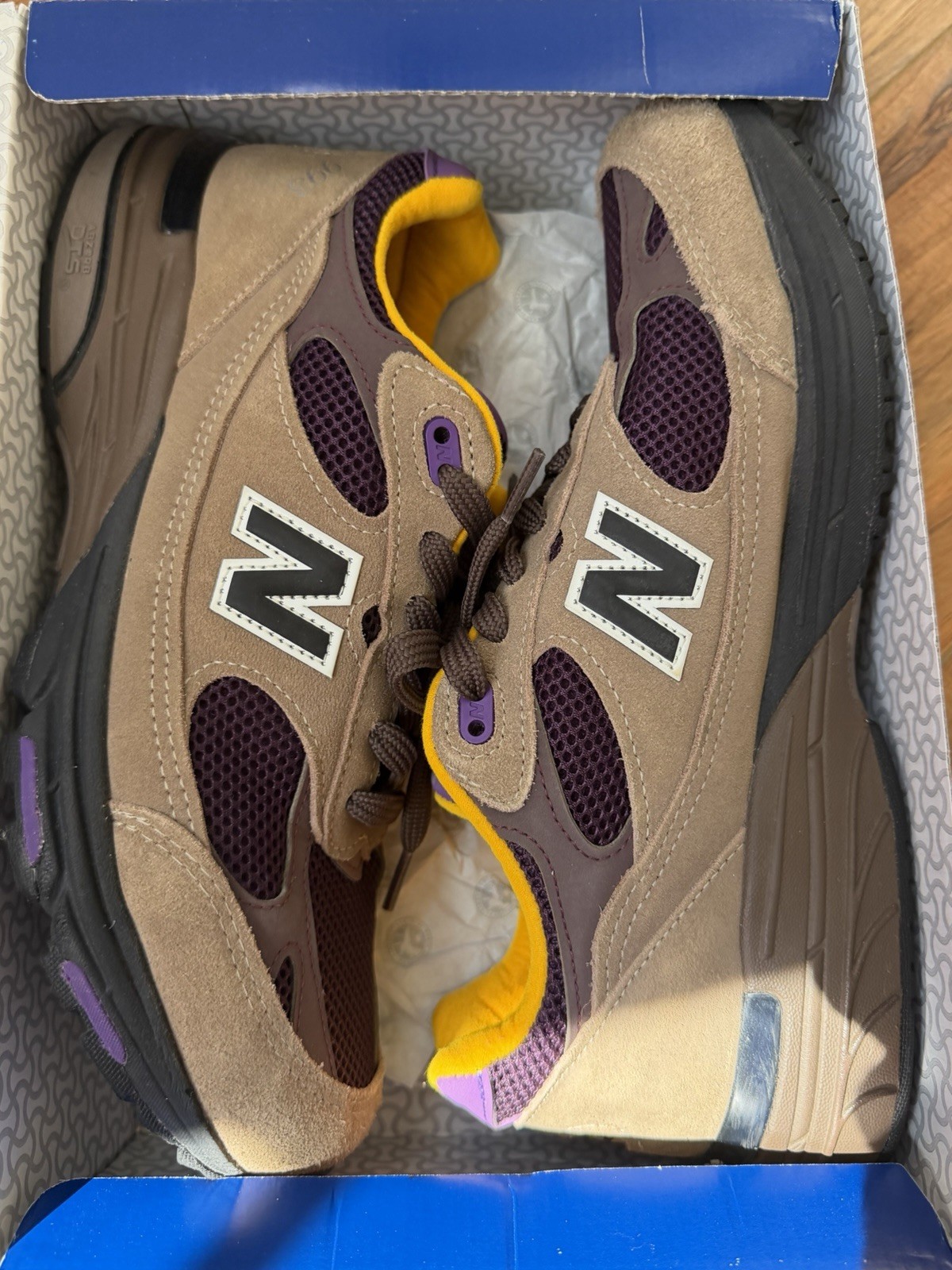 New Balance x Teddy Santis 993 “Mushroom Violet” Made In USA U993MU Size 10