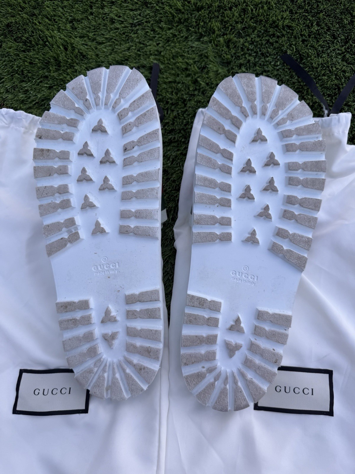 Gucci Web Traction Slides