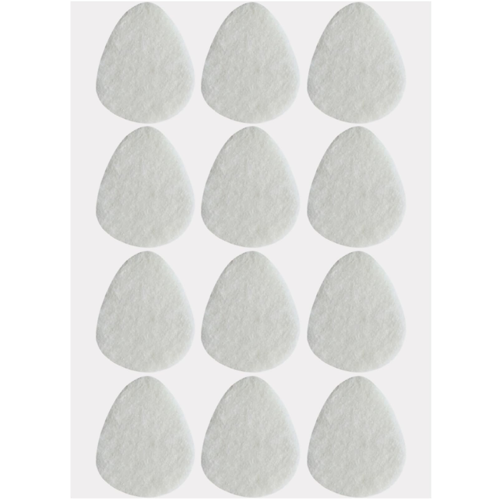 YFLife Felt Metatarsal Pads Women Mens 12 Pieces, 0.5cm 0.23inch White