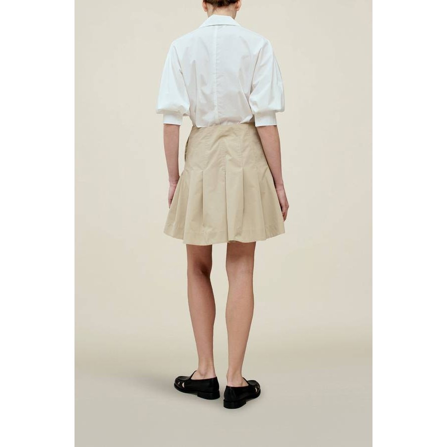 Kallmeyer Sutton Pleated Skirt in Oyster XS
