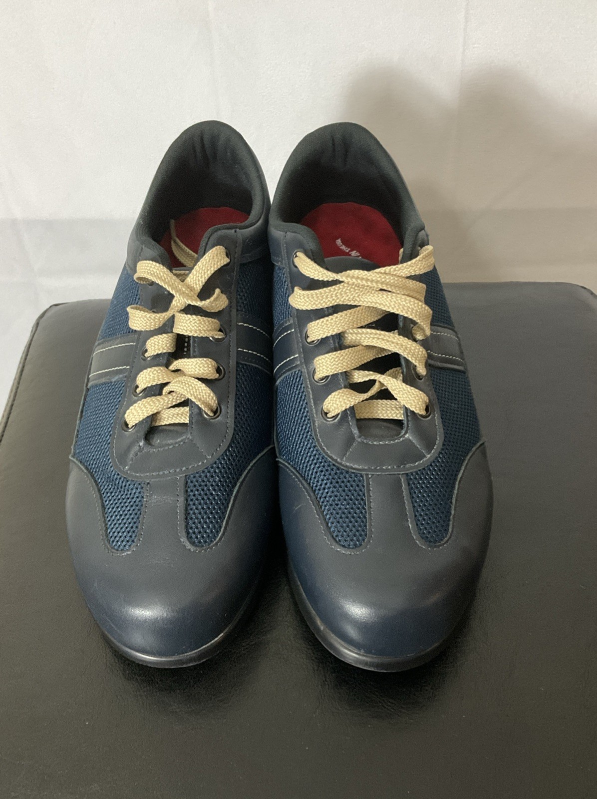 SAS Mesh and Leather Walking Sneakers Women’s Size 11M Navy