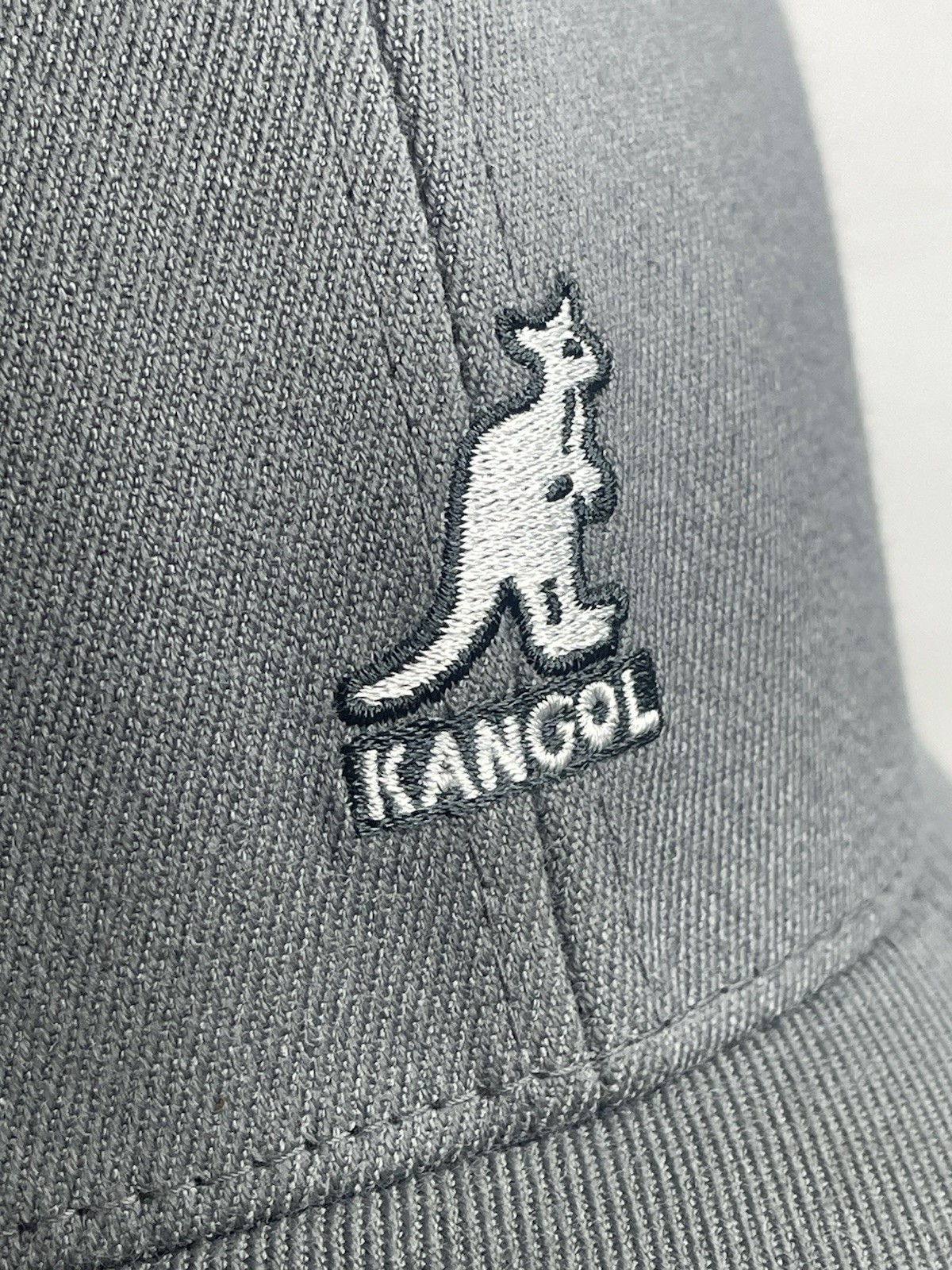 Vintage Kangol Blue Wool Blend Flexfit Baseball Cap Solid Gray Flexfit Size L/XL