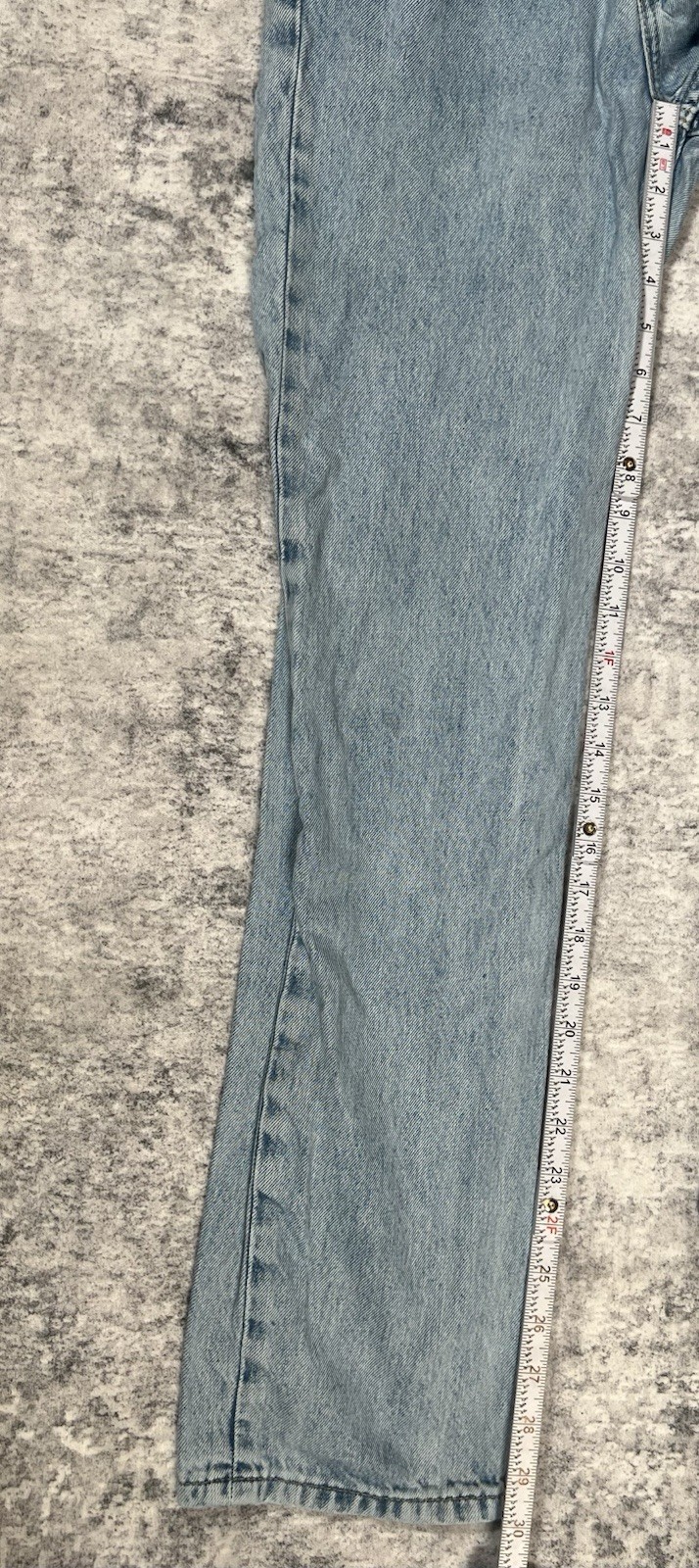 Levi’s Low Pro Straight Womens 24×30 Blue Denim Classic Light Wash 964 Casual