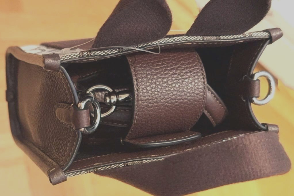 COACH Smith Mini Tote Bag In Signature Jacquard Oak Maple CCL75 BRAND NEW🎀NWT