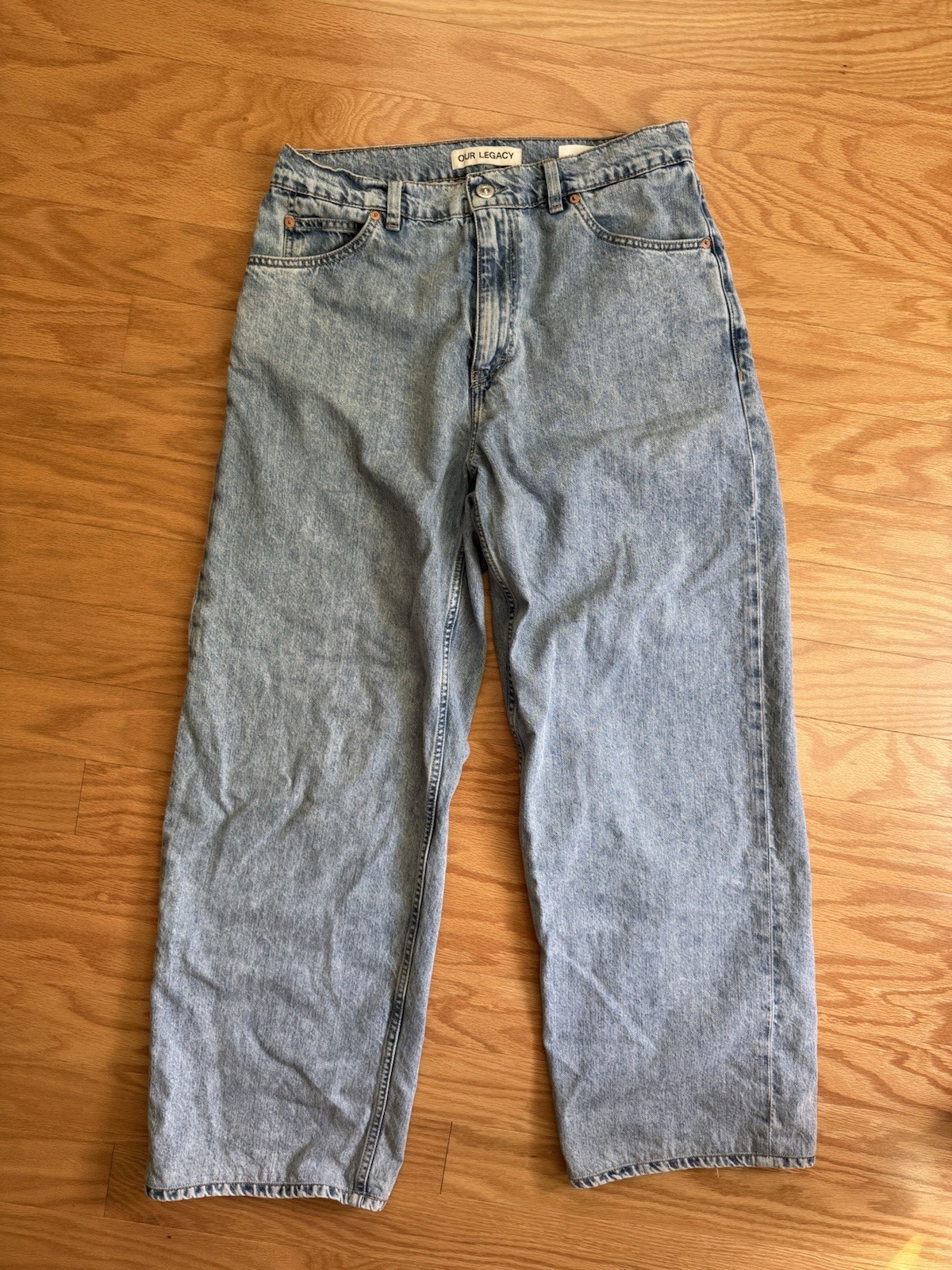 Our Legacy Vast Cut Rider Wash Denim Jeans Legacy Size 46 IT