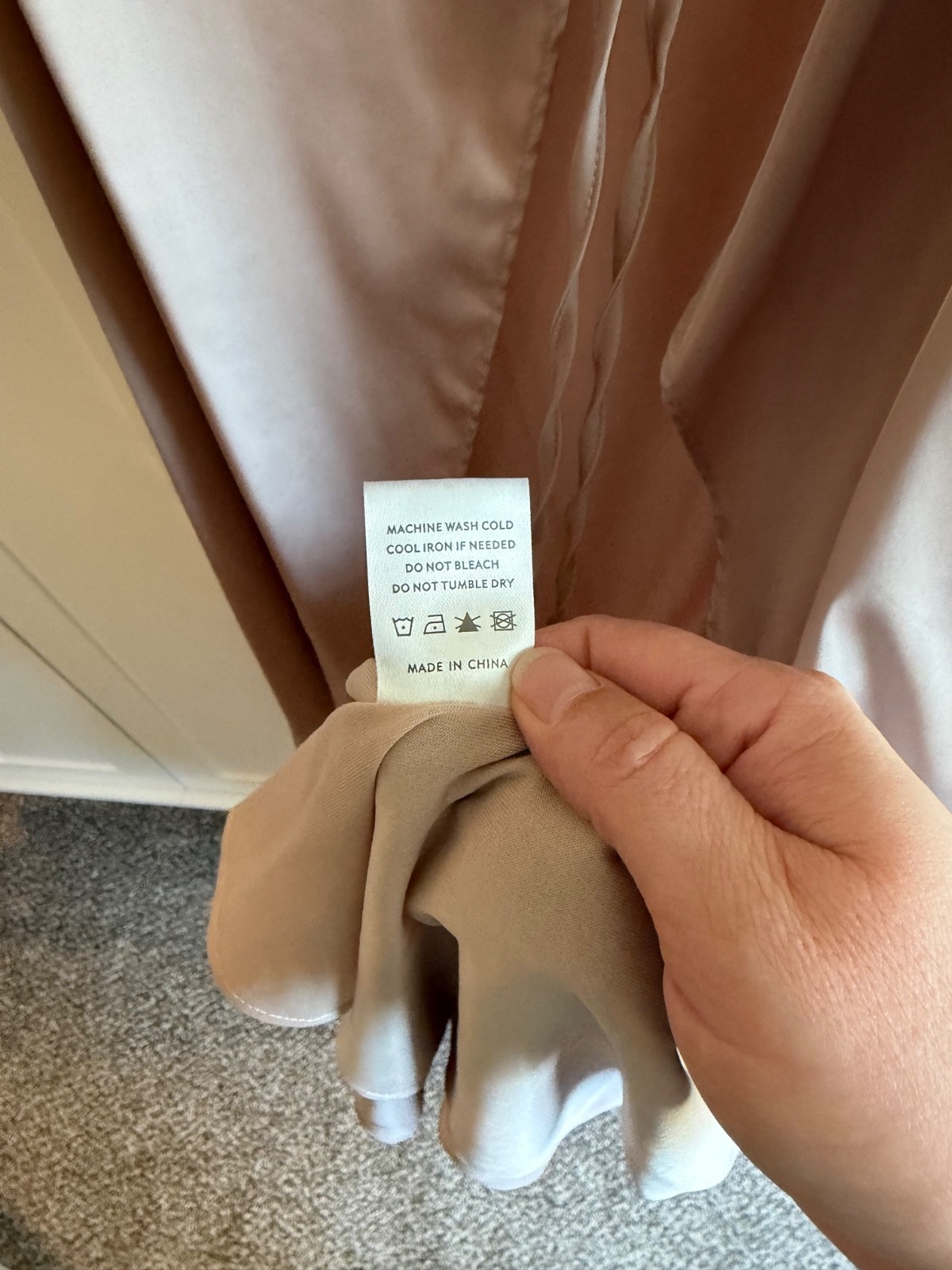 Baltic Born Krystal Satin Wrap Dress – champagne size XXXL