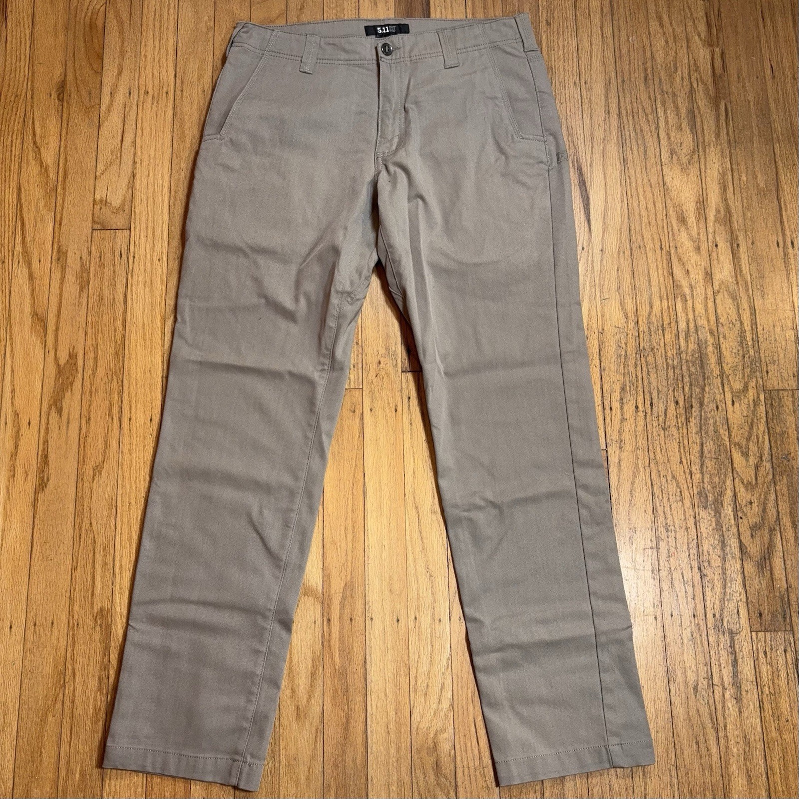 5.11 Tactical Edge 2.0 Chino Pants Men’s 32×32 Beige Straight Phone Pocket 74549