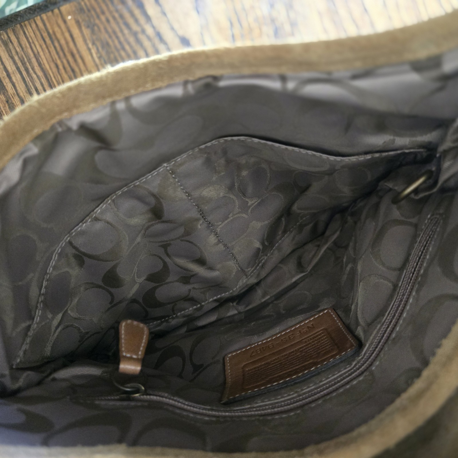 Vintage COACH Shearling Shoulder/crossbow Bag