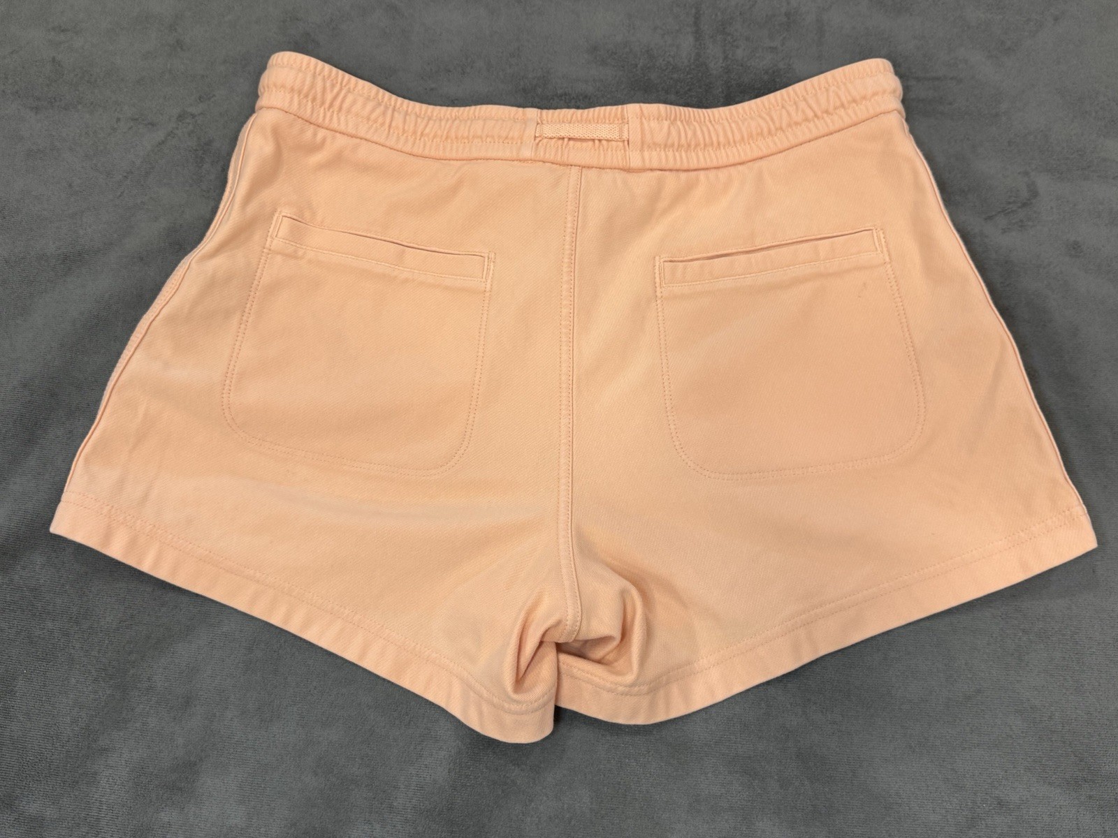 Athleta Farallon Peach Cotton Painter Pocket Shorts Size Medium 3.5 in
