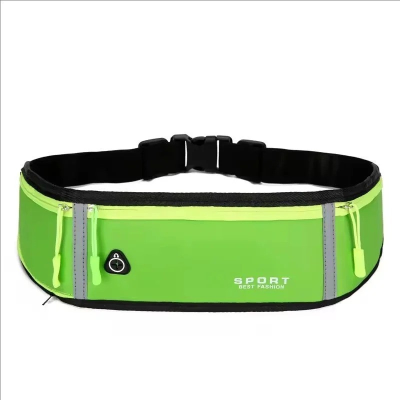 Waterproof Sport Runner Waist Bum Bag Running Jogging Belt Pouch Zip Fanny Pack
