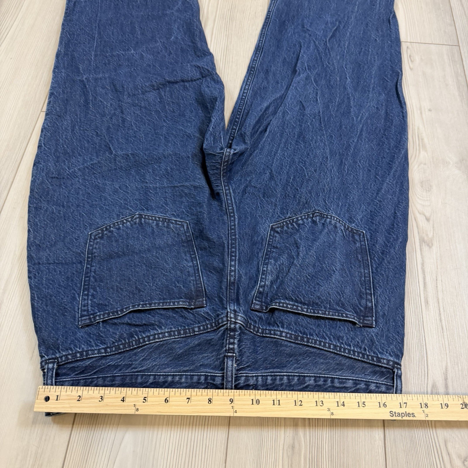 Abercrombie & Fitch 32/14L Denim The Loose High Rise Blue Jeans
