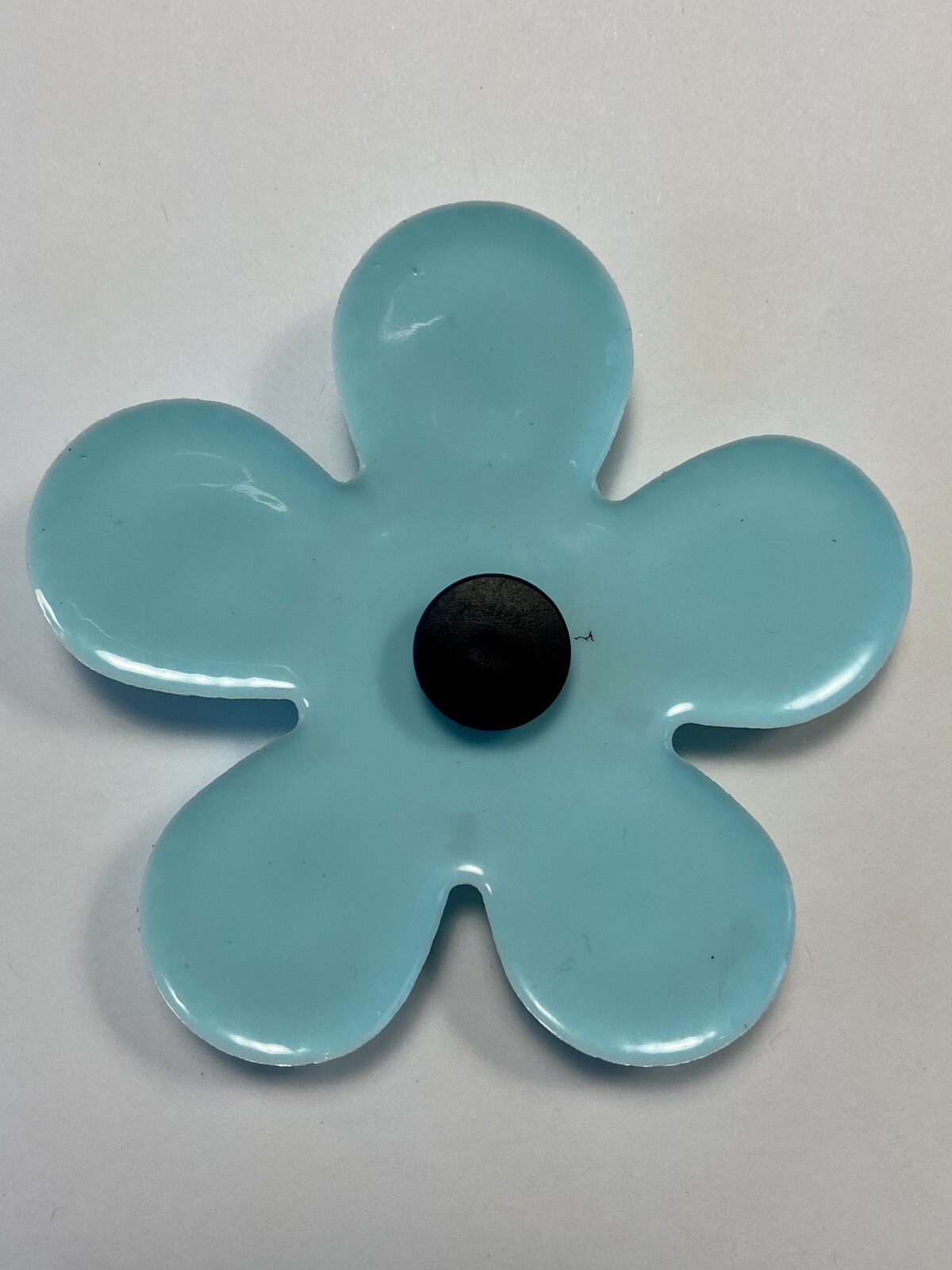 Bogg Bag Charm – Blue & Yellow Daisy Flower Charm – 3.25 Inches