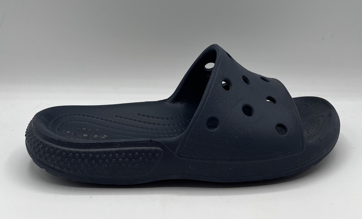 Crocs Sandals Blue Baya Slide Shower Shoes W 6 M 4 beach iconic comfort