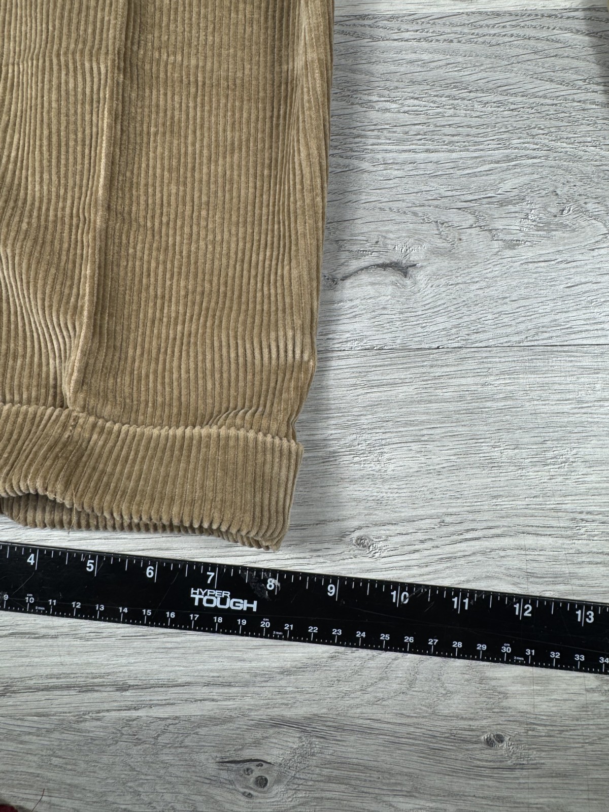 Savane Pants Mens 36×29 Brown Khaki Whale Corduroy Pleated Front Relaxed Fit