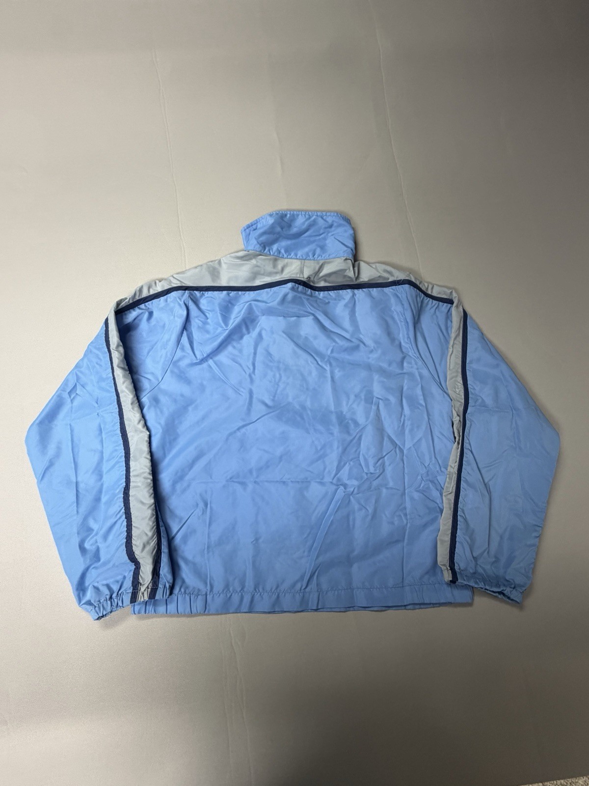 Vintage Made in USA 70s/80s Nike Zip Up Windbreaker Jacket Mens Size Small Blue