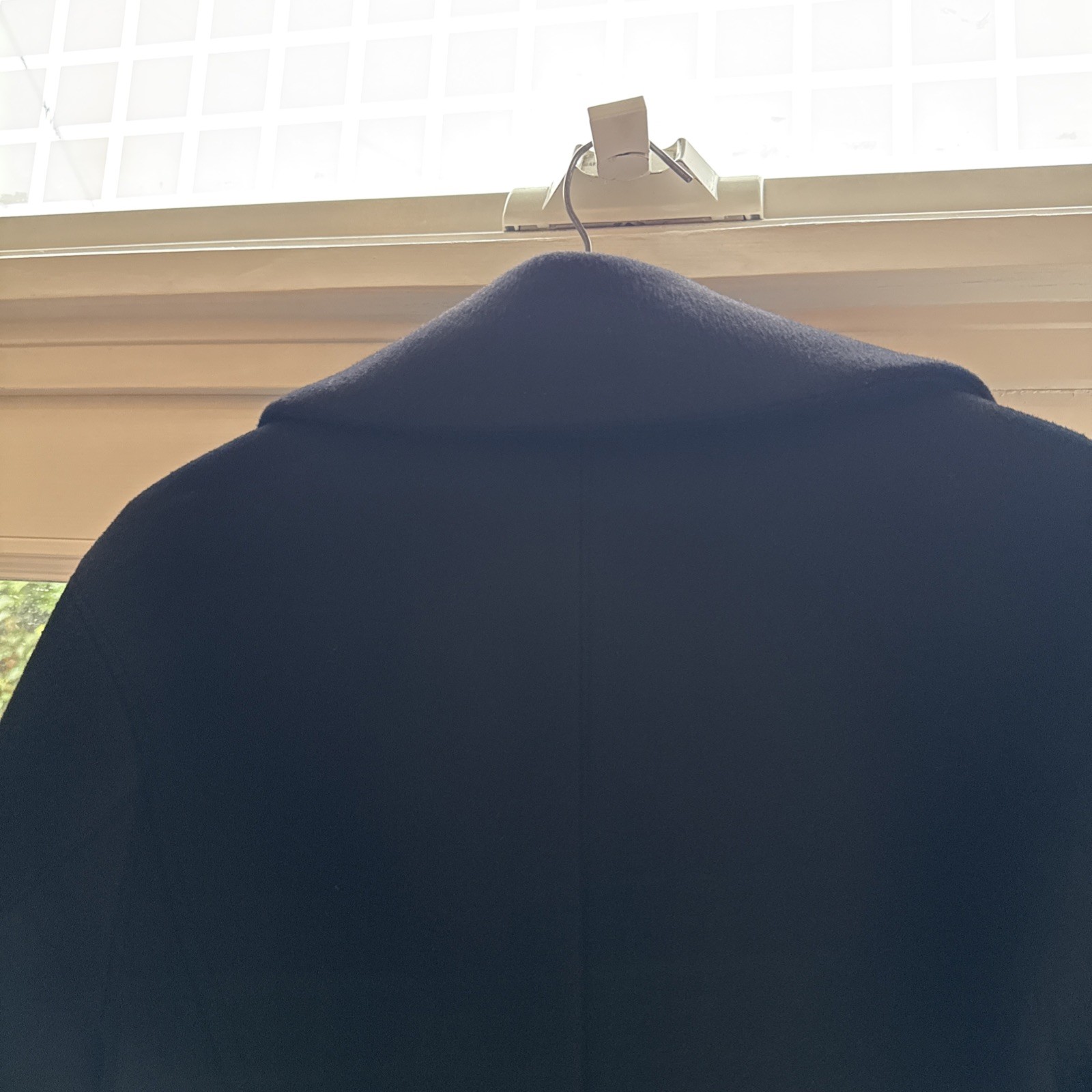 Black Coat, Sz 10, Made In England,90%virgin Wool,10shmere