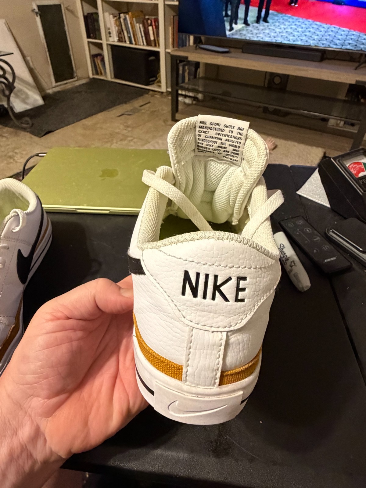 Nike Court Legacy Next Nature White Desert Ochre DH3161-100 Women’s Size 10.5