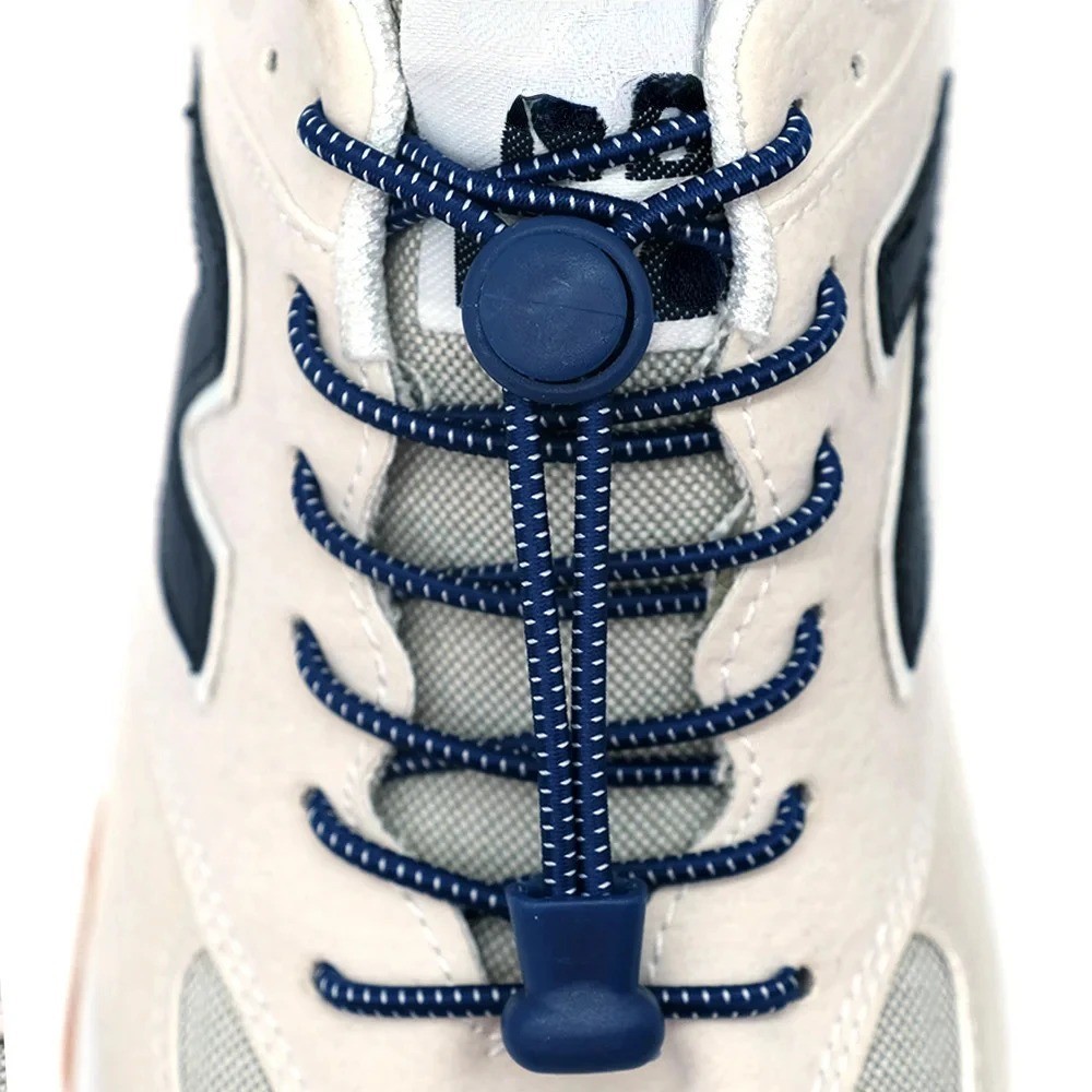 No Tie Elastic Lock Shoe Laces Rope Running Jogging Sneakers Trainer Shoelaces