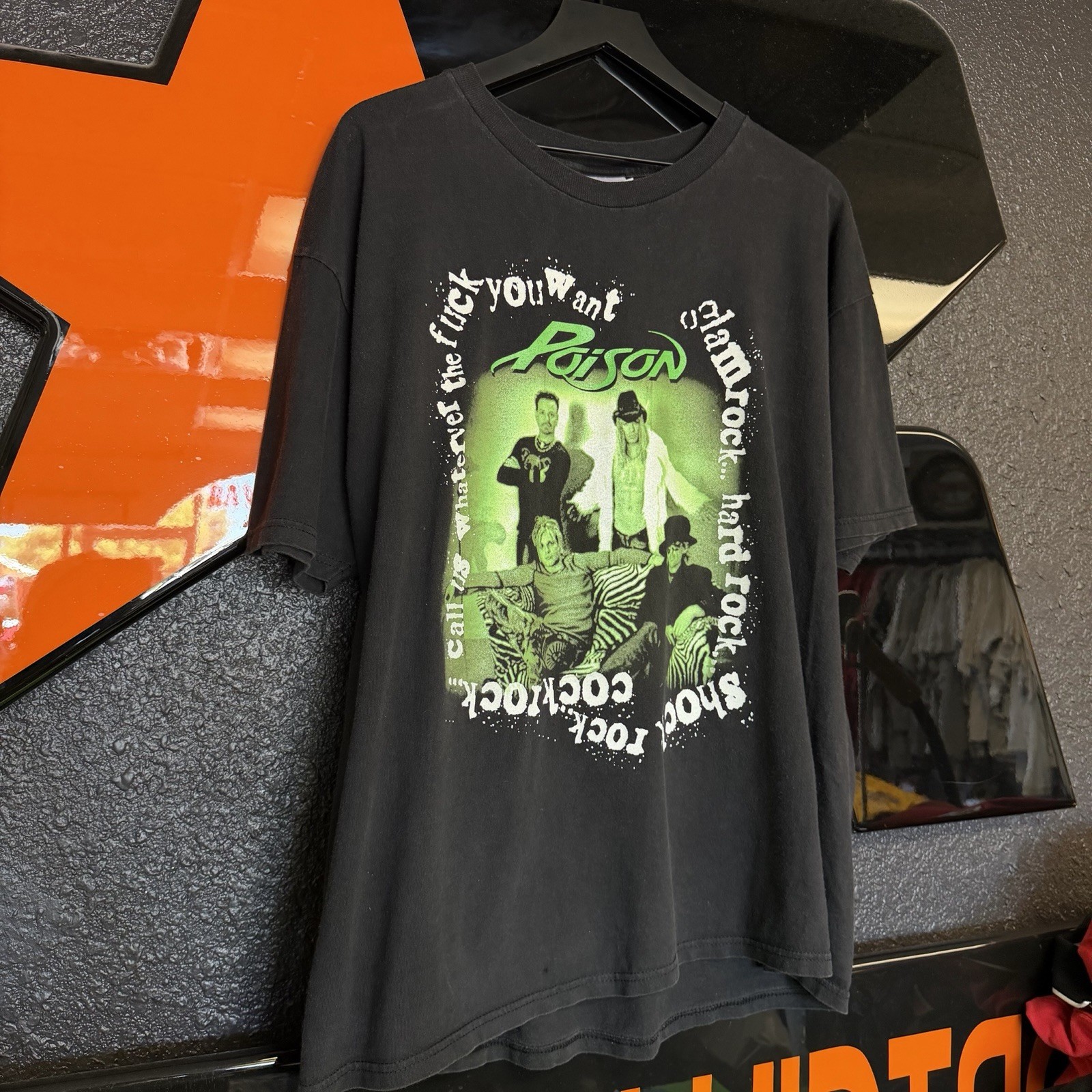 Vintage Poison Band Tour 2001 T-Shirt Size XL