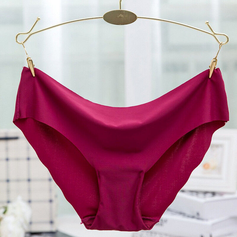 3 Pack Women Soft Underpants Seamless Lingerie Briefs Hipster Underwear Panties