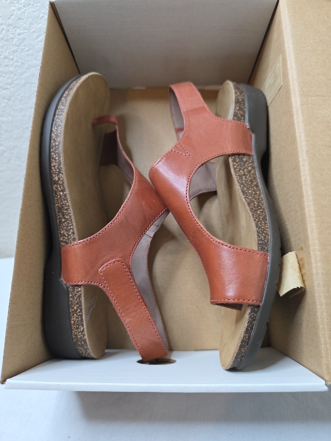 Dansko Reece Waxy Burnished Thong Sandals Women’s EU Sz 37 US Sz 6.5 – 7