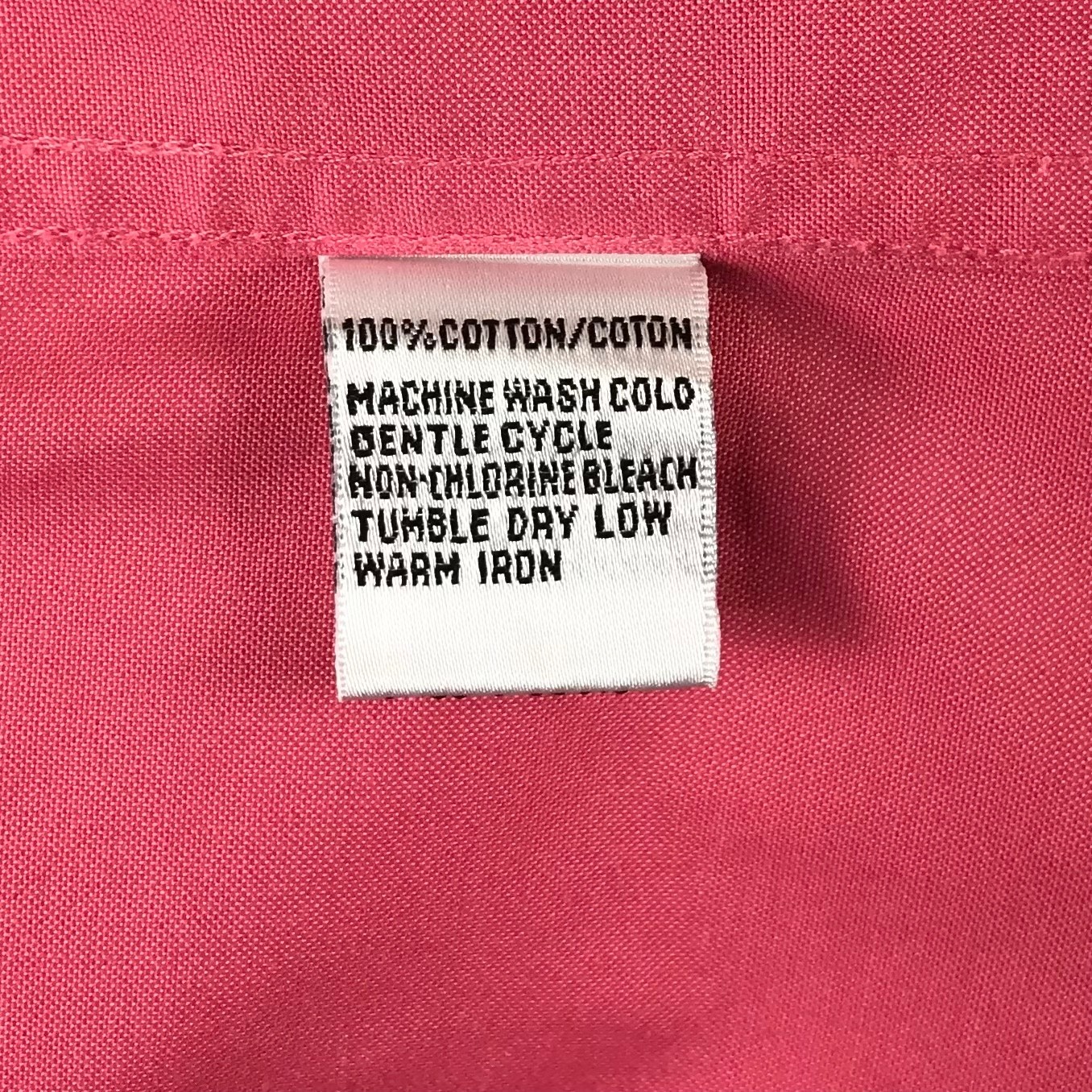 Talbots Wrinkle Resistant Sleeveless Shirt Top Womens Size 16 Pink Button Down