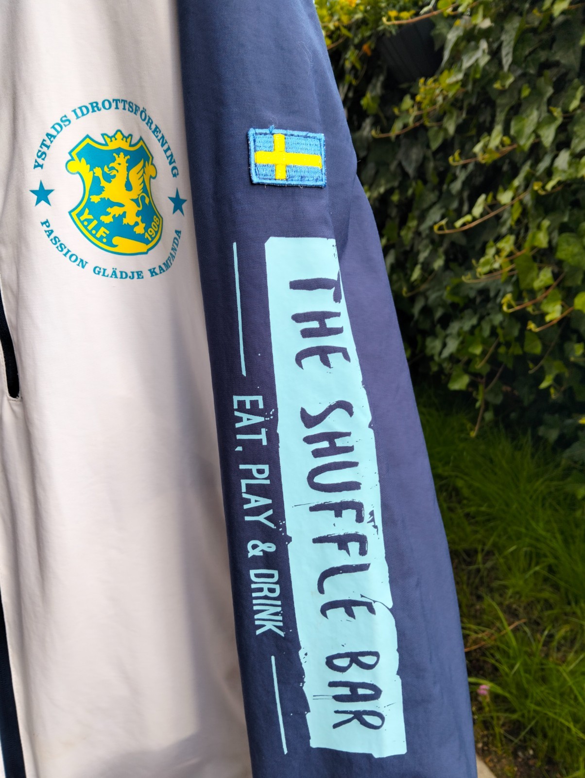 YIF Ystads IF Team Jacket Large Sweden Handball Club Issued Hooded Jacket L