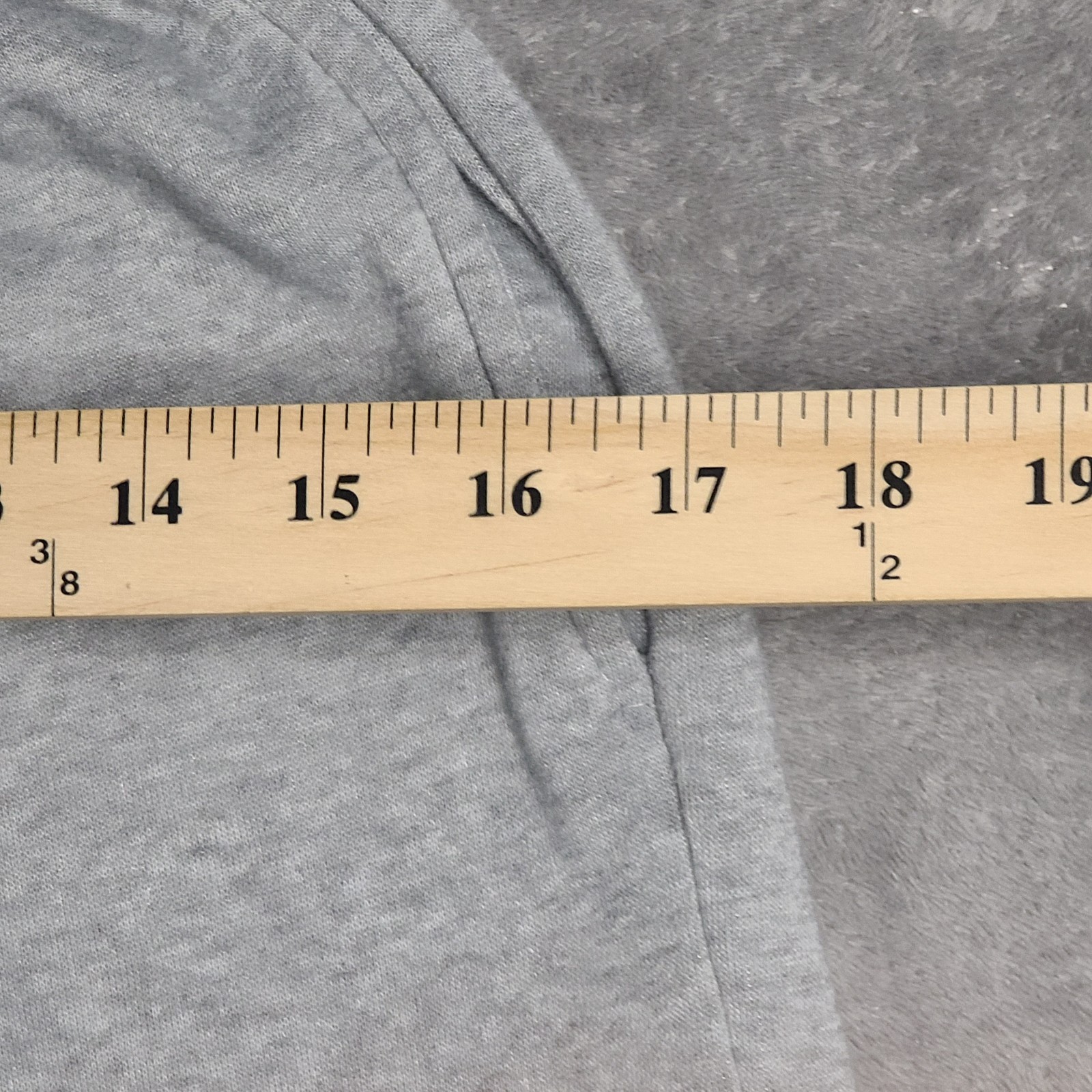 Womens L Gray Wide Leg Sweatpants Elastic Waist Loose Cozy Lounge Cargo Pants Ba