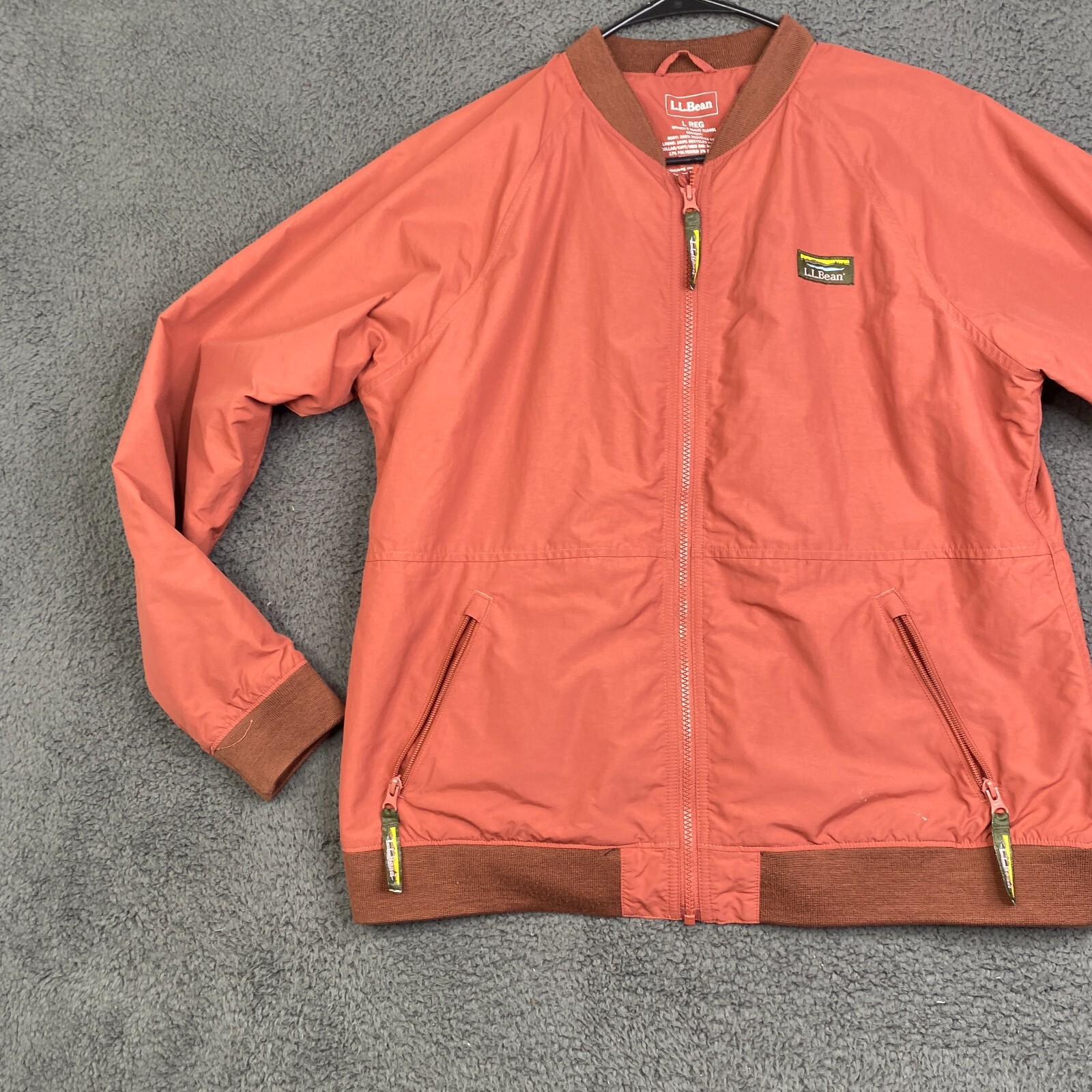 L.L. Bean Women Size Large Regular 3-Season Bomber Jacket Style 512691