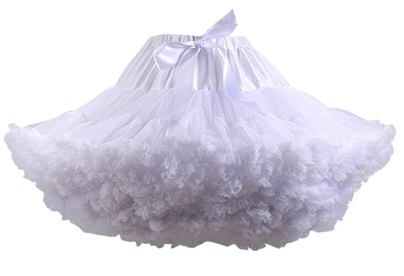 FOLOBE Women’s Tulle Petticoat Soft Puffy Tutu Skirts Costume Ballet Dance Pe…