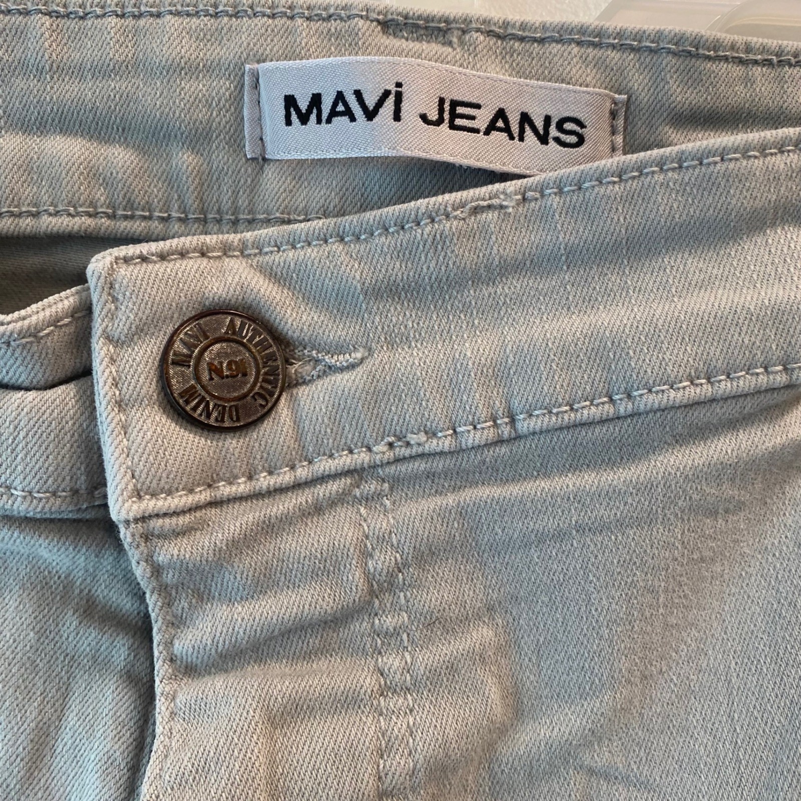 Mavi Jeans Men 40/30 Grey Zach Straight Leg Stretch Cotton Pants Casual Classic