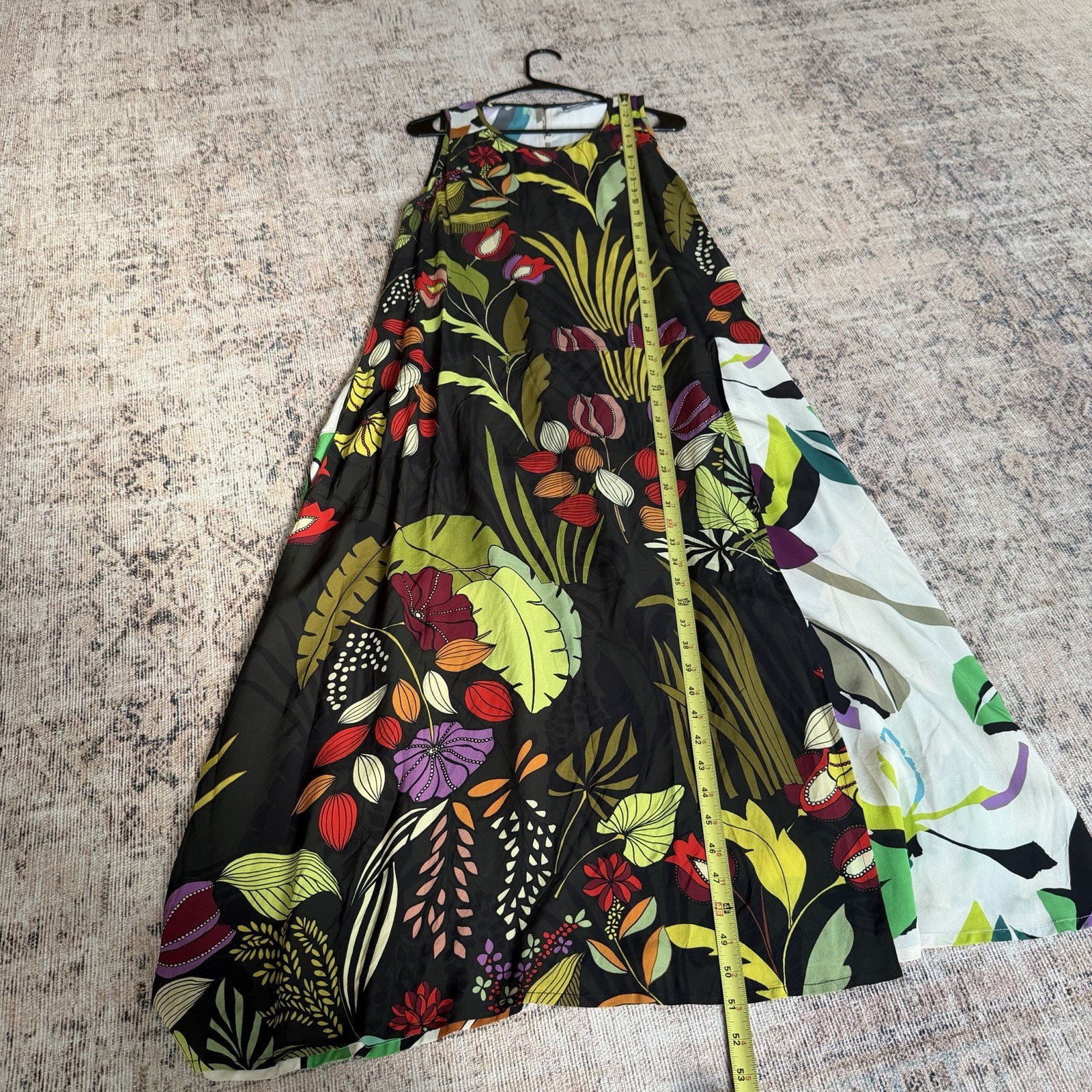 Alembika Womens Dress Size 2 US 8 Colorblock Lagenlook Artsy Boho Summer Chic