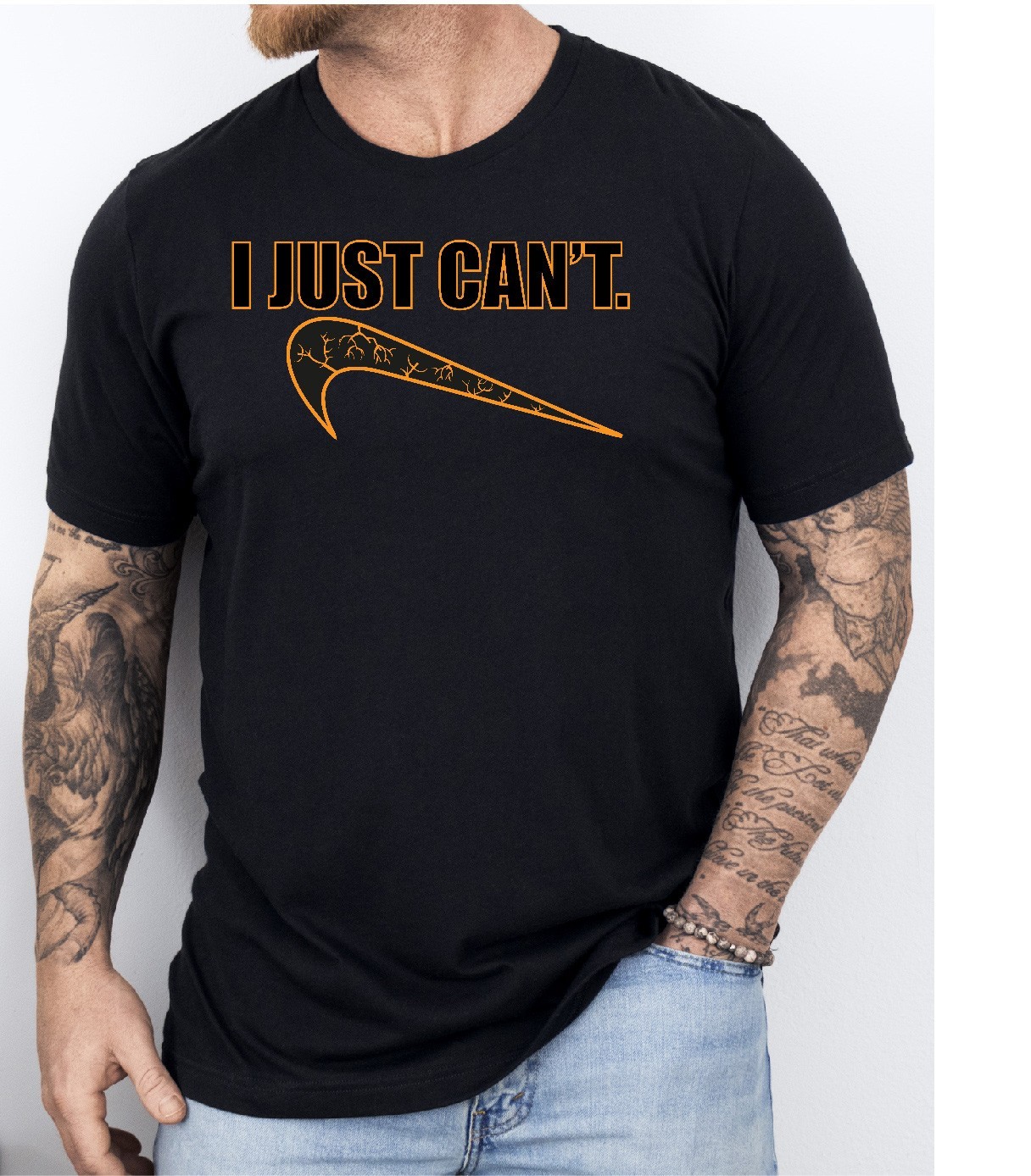 I Just Cant Parody Funny Unisex Heavy Cotton Gildan Tee, Select Your Design