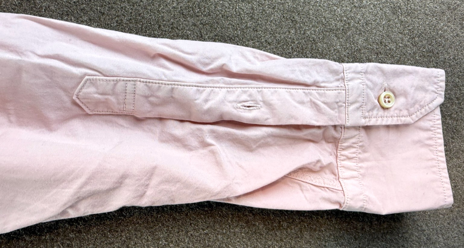45rpm 45R Pink Cotton Button Down Shirt Made in Japan Men’s Size 4 (US M/L) NWT