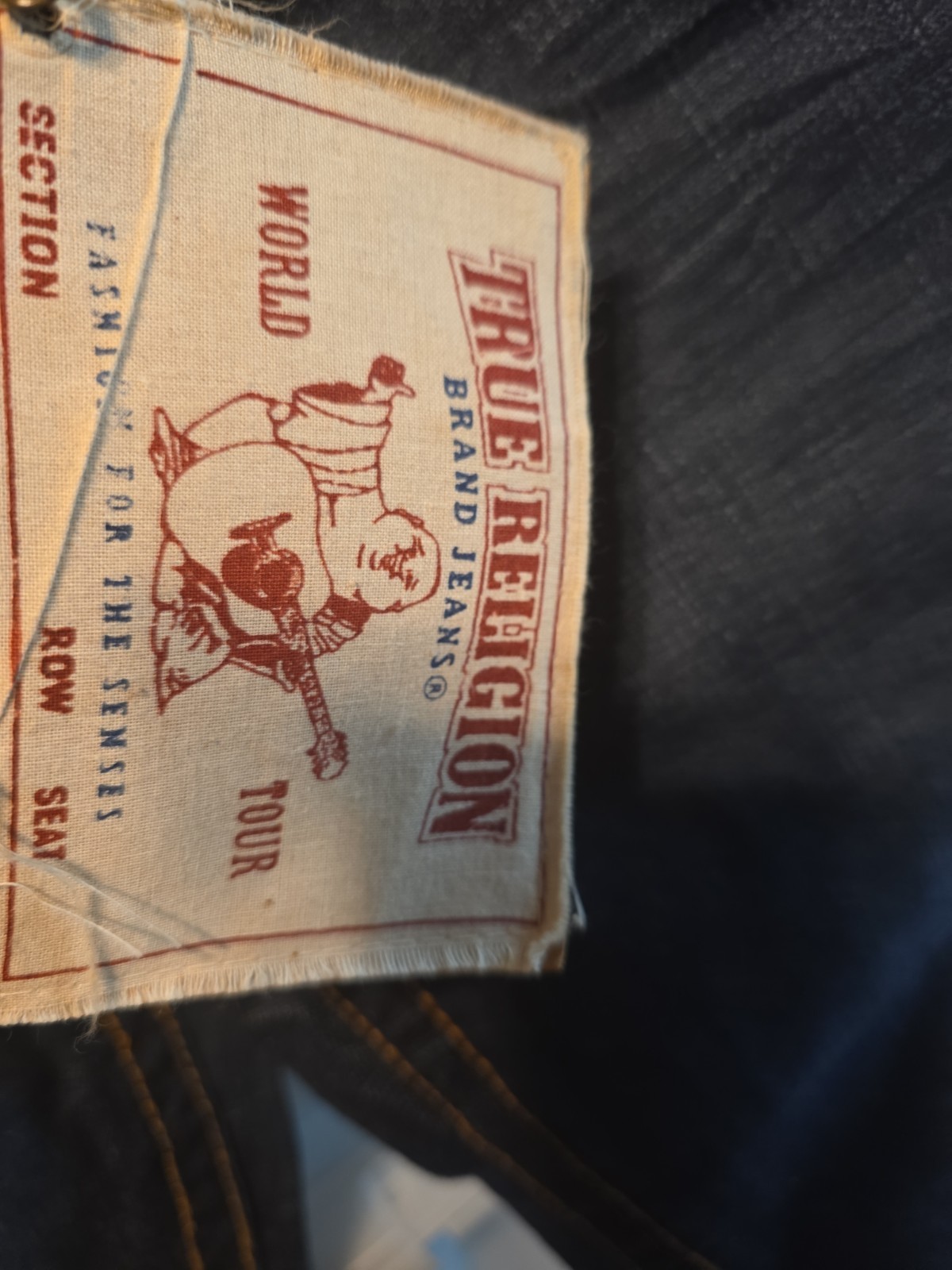 True Religion Men’s Horse Shoe Logo Pocket Jeans New With Tags