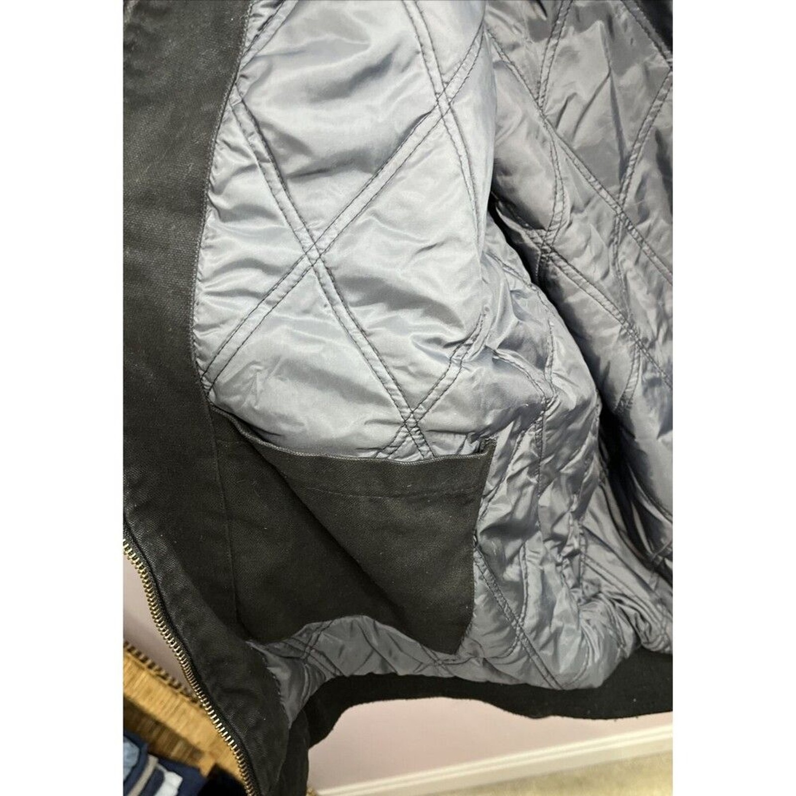 SNAP-ON | XL Men UTILITY WORK WEAR COAT | BLACK GREY