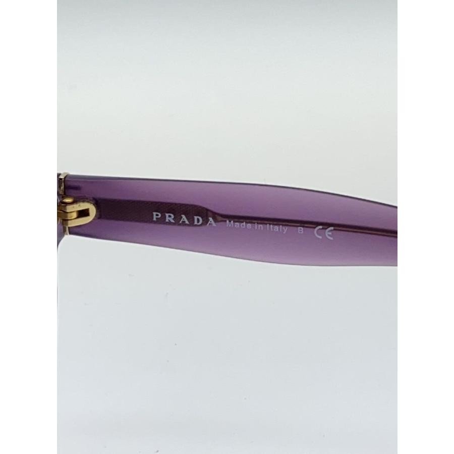 PRADA SPR07P Purple Women’s Cat Eye Sunglasses Preowned Slight Scratches Auth