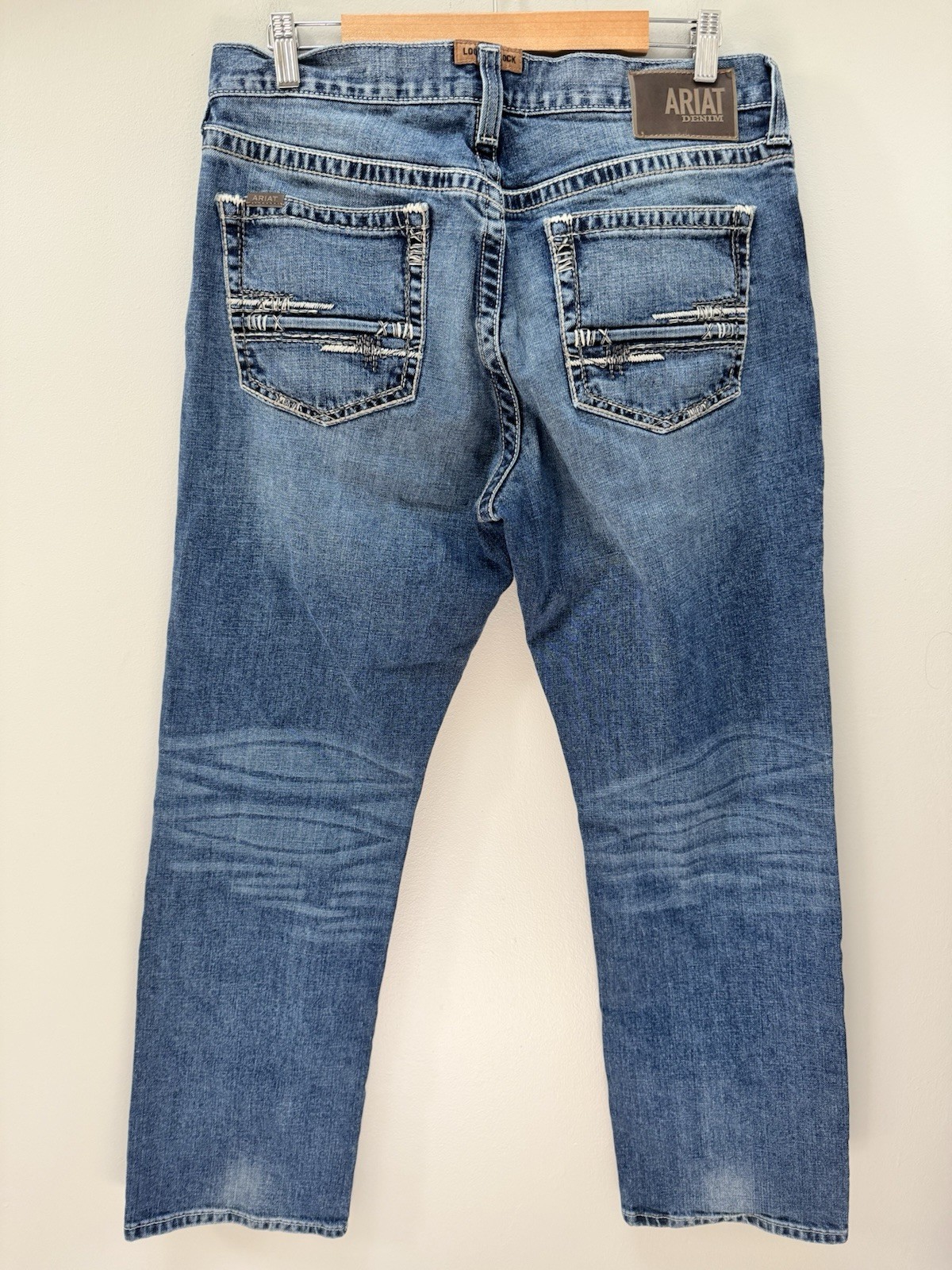NWOT! Ariat M2 Relaxed Boot Cut Jeans Mens 34×32 Medium Wash Western Denim